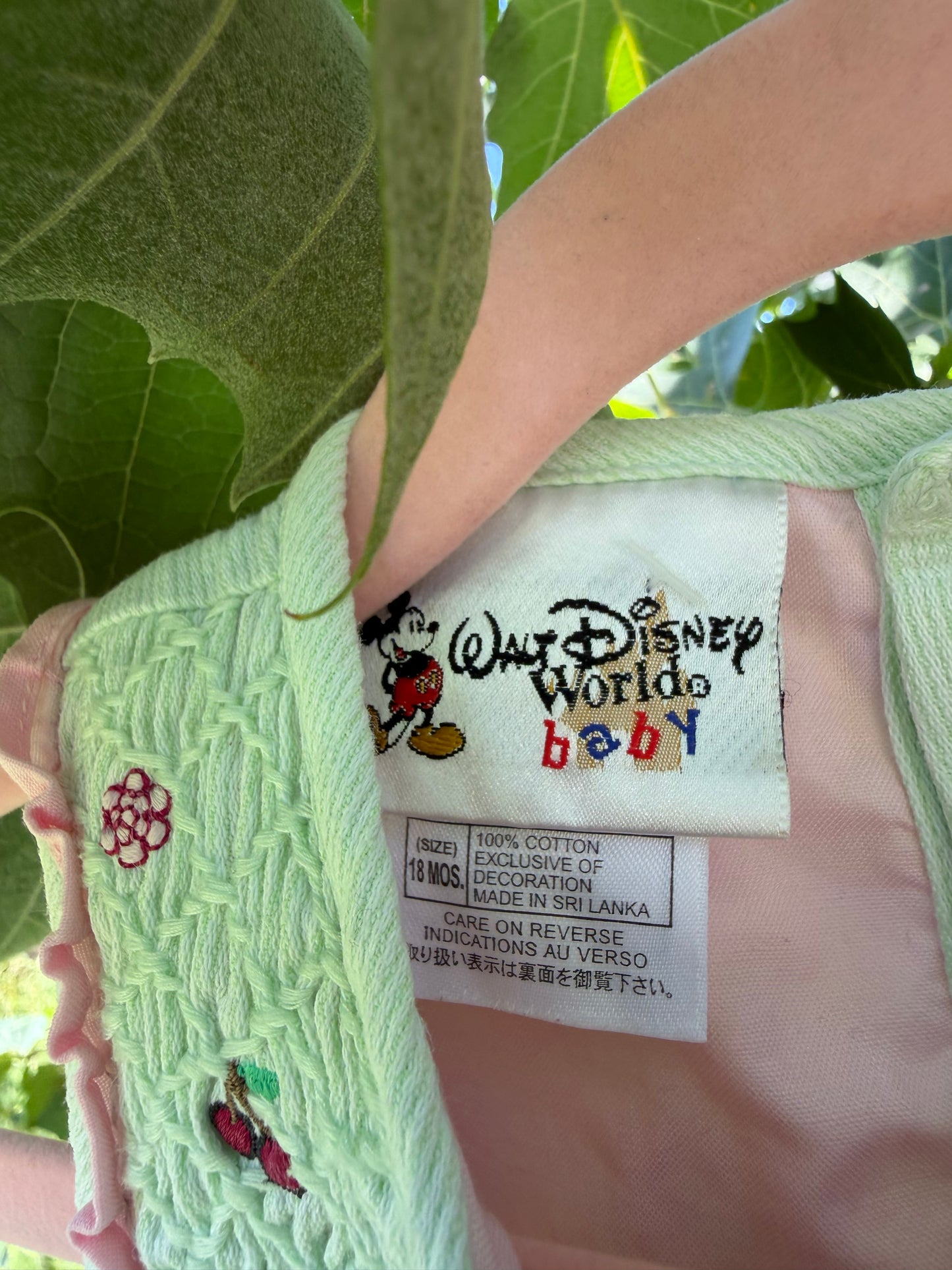 WDW minnie dress 18m