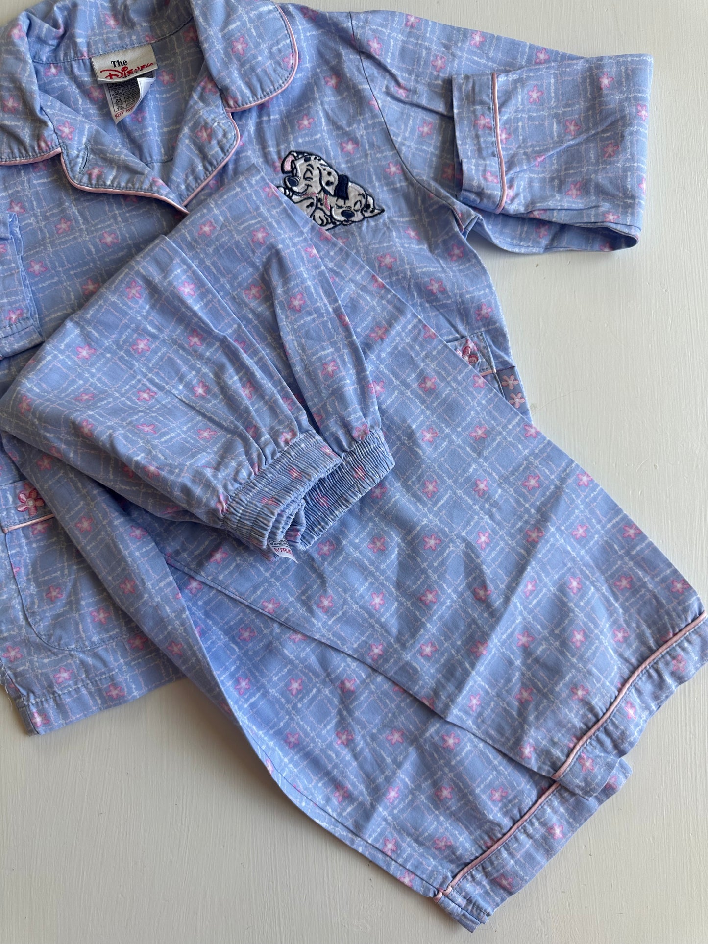 vtg disney store 101 dalmatians pj set 3-4 years (3/4T)