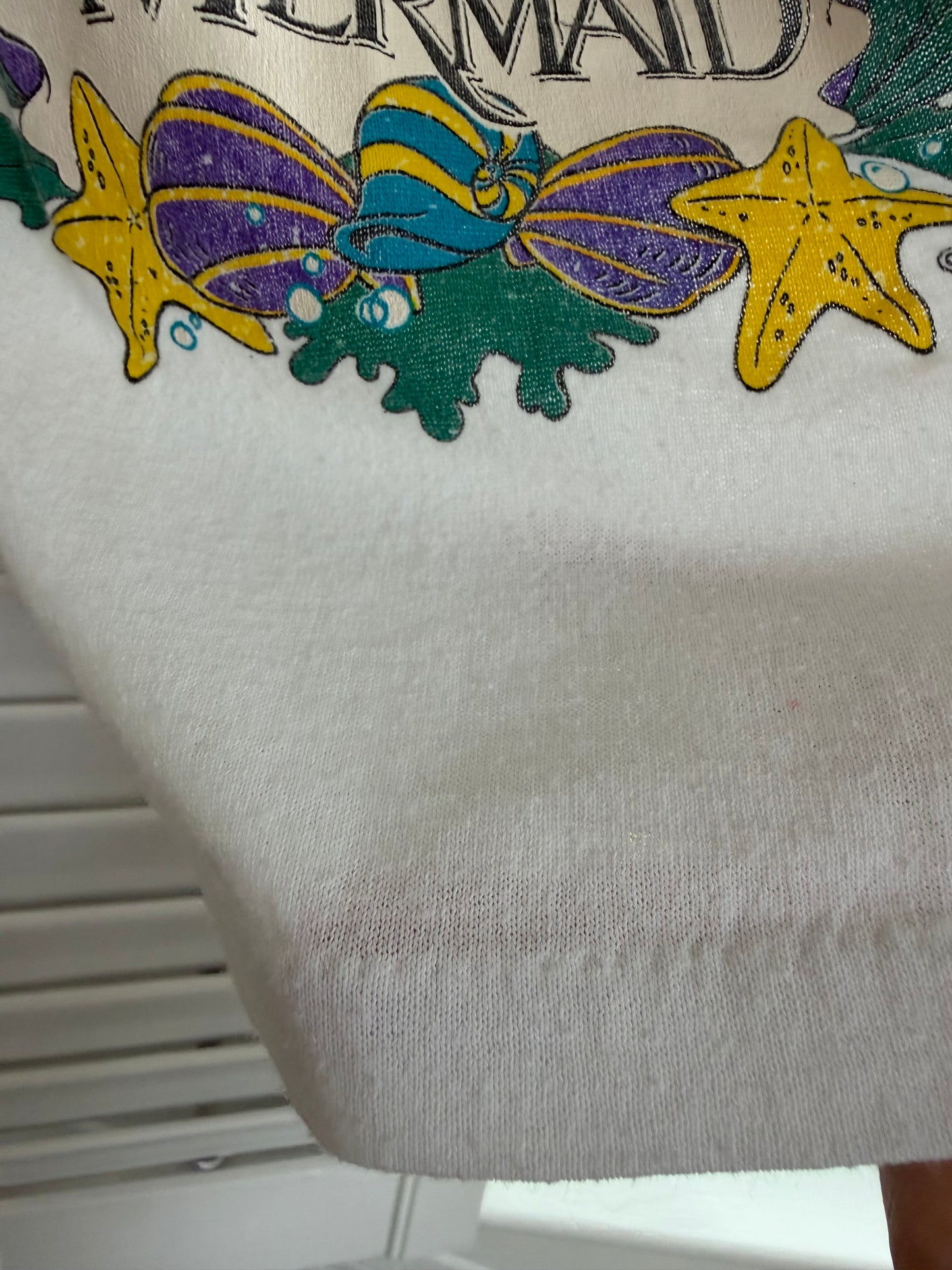 little mermaid tee 4T