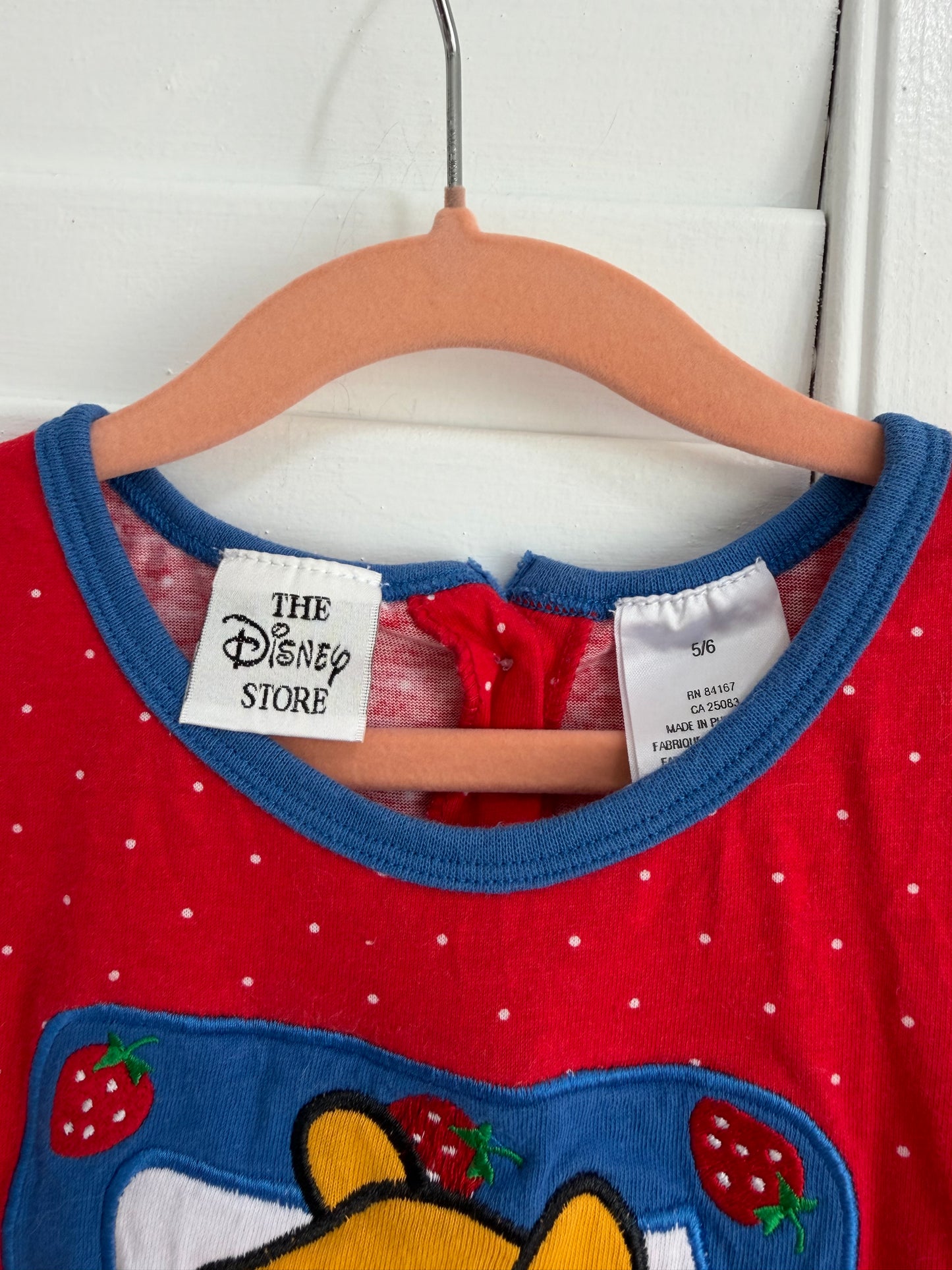 “pooh’s strawberry day” dress 5/6