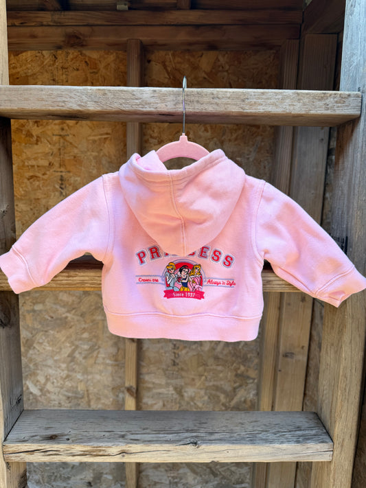 princess zip up 12m