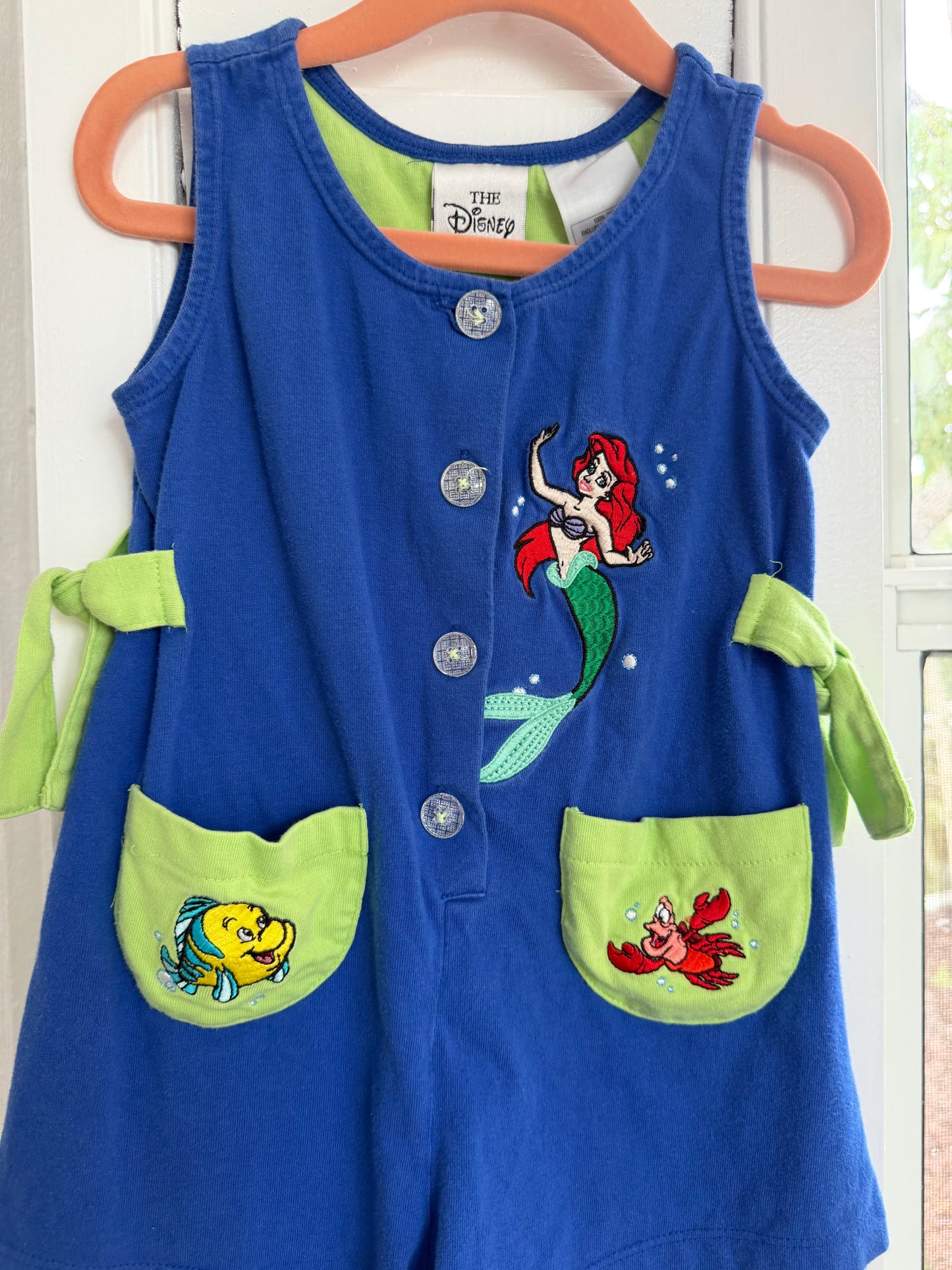 little mermaid romper 24m/2T