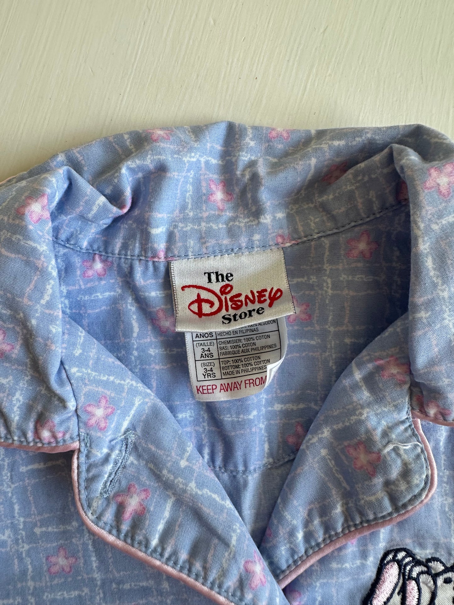 vtg disney store 101 dalmatians pj set 3-4 years (3/4T)