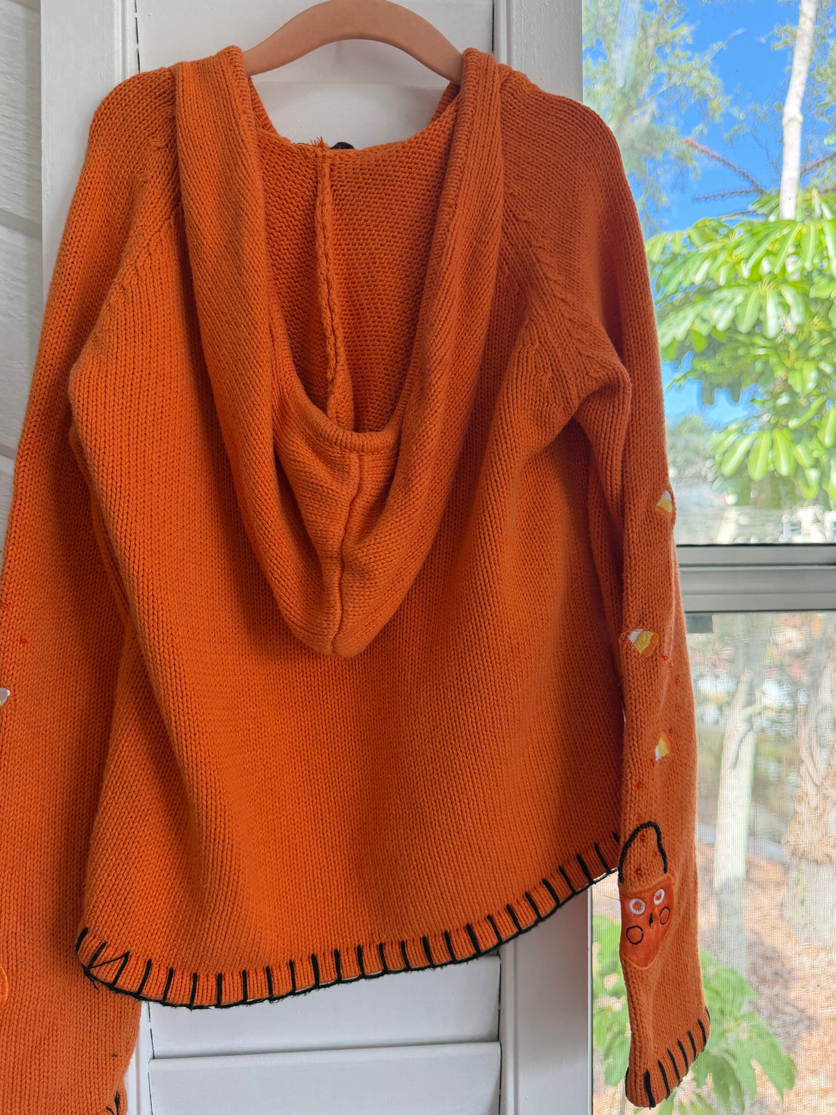 halloween hooded sweater 6-8