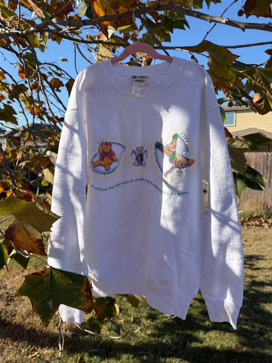 WDW pooh winter sweatshirt S