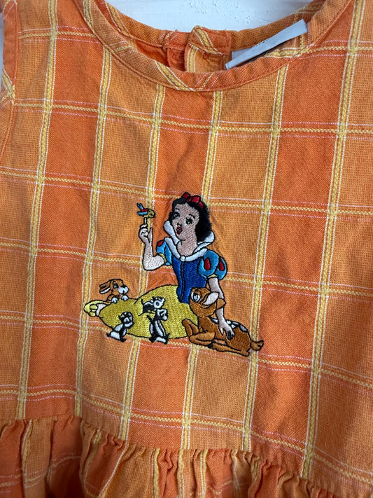 snow white gingham dress 3T