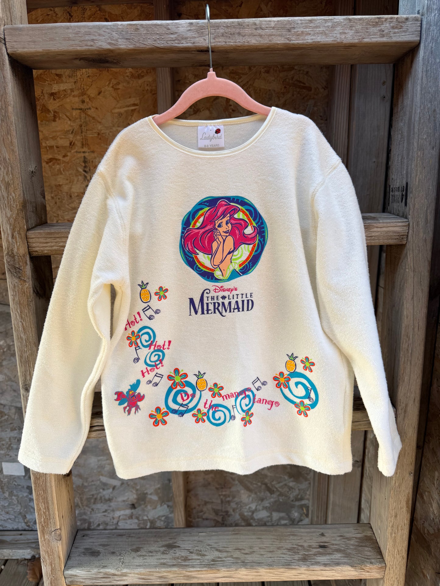 little mermaid sweatshirt 8-9