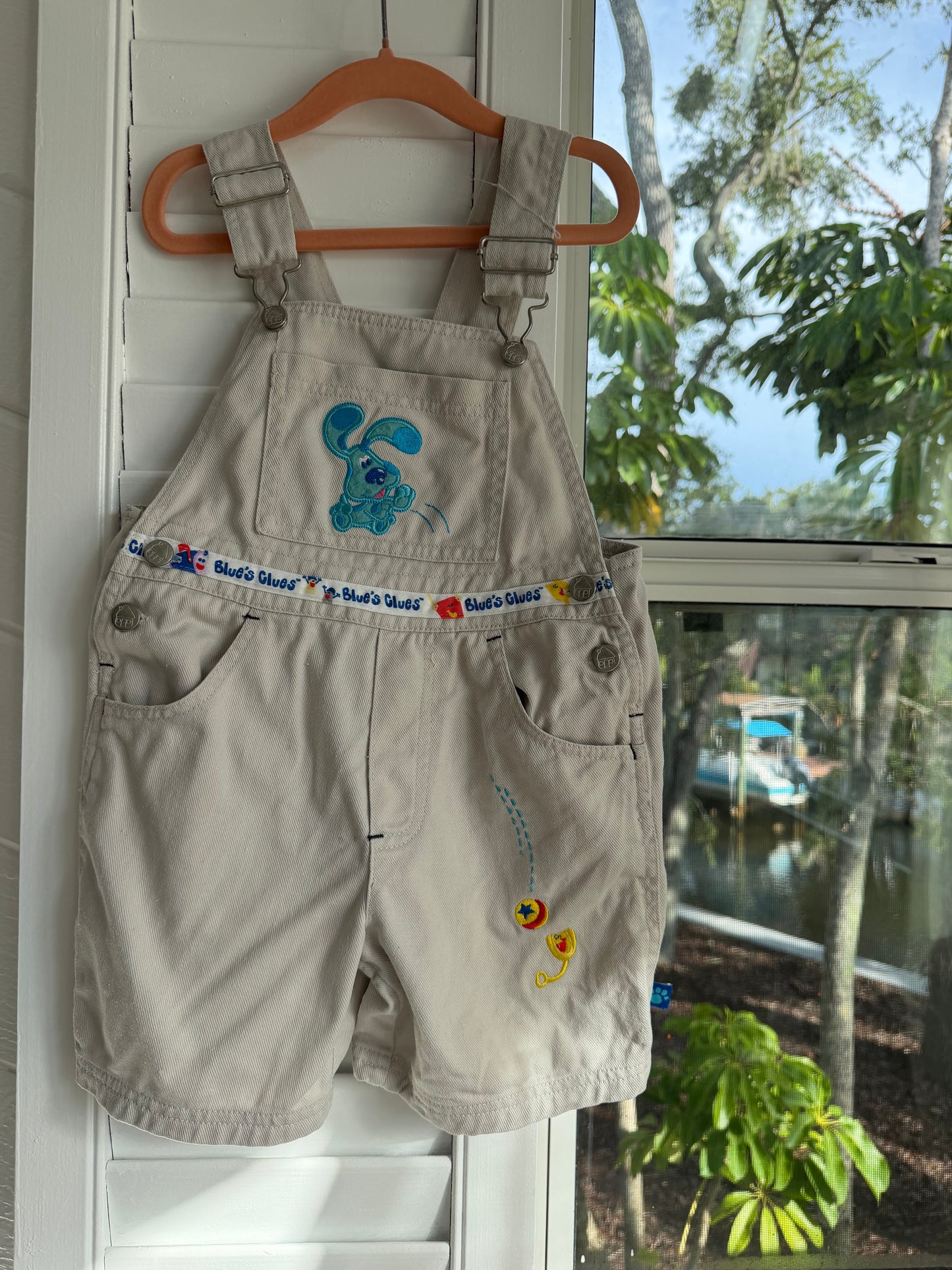 2000 blues clues shortalls 4T