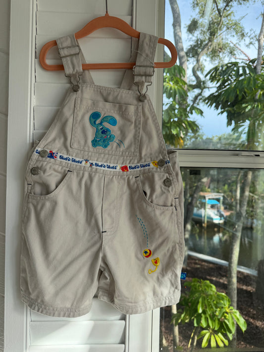 2000 blues clues shortalls 4T