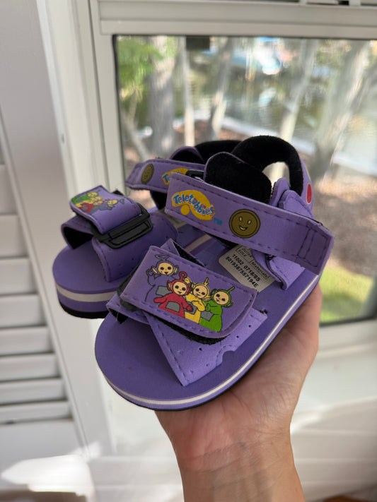 teletubbies sandals 6c