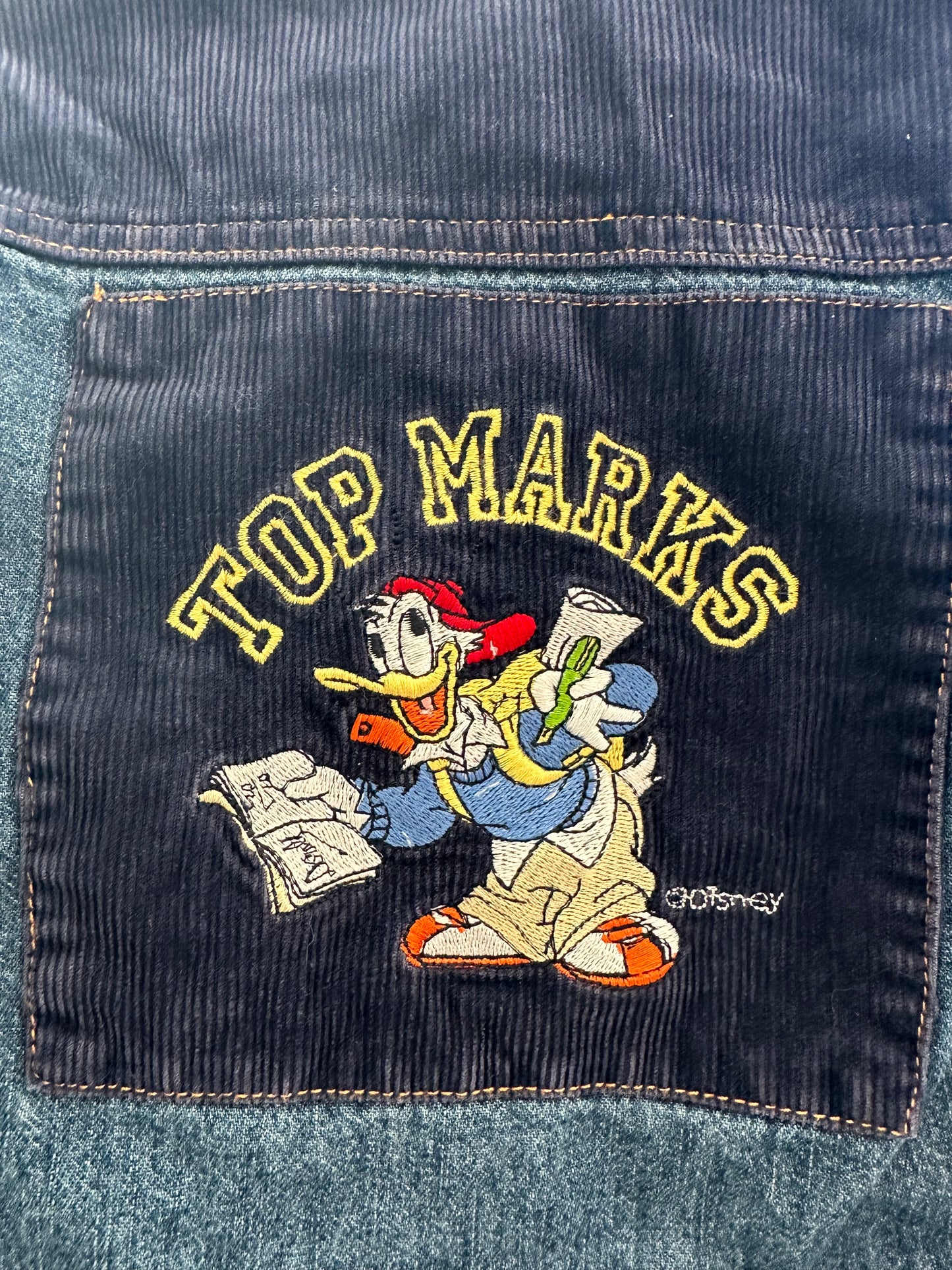 vtg disney baby mickey/donald school shirt 12m