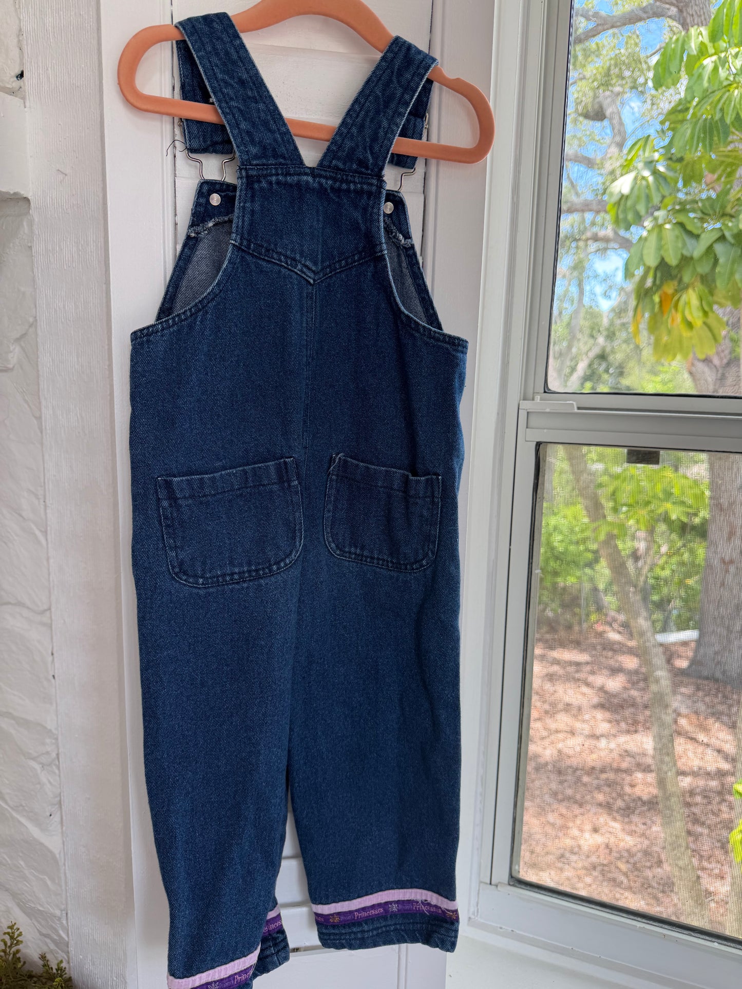 disney princess overalls 3T