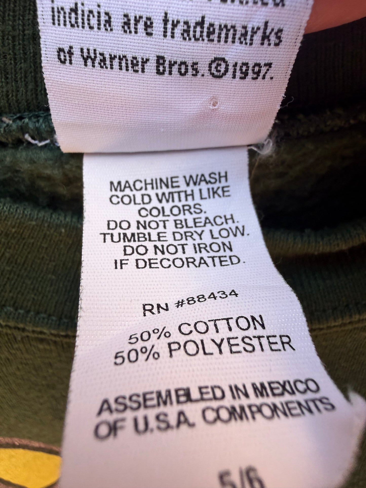 1997 bubbles sweatshirt 5/6