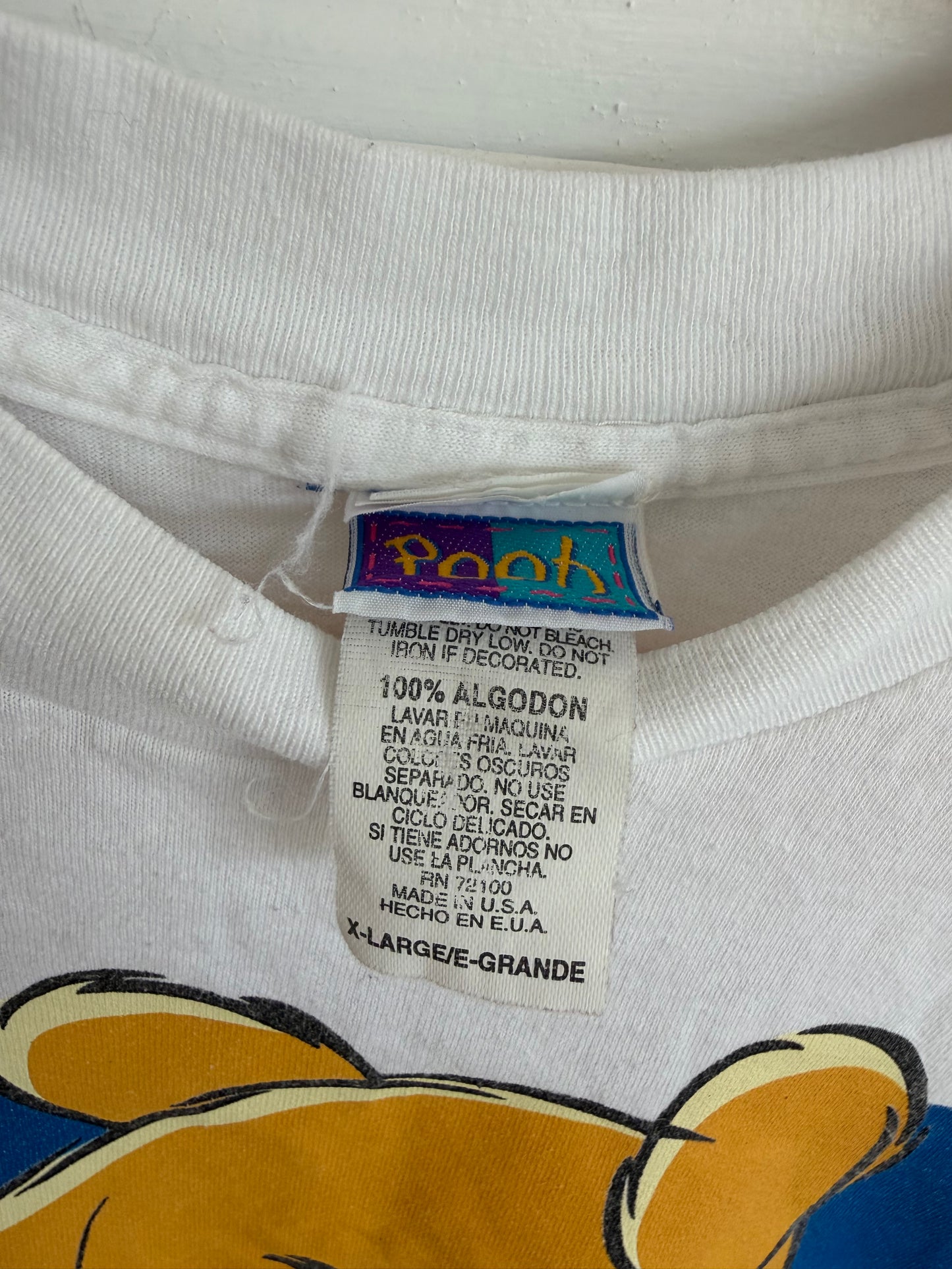 US flag pooh tee adults XL