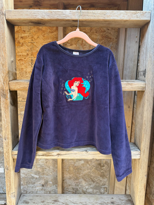 NWT velour ariel sweatshirt 9-10