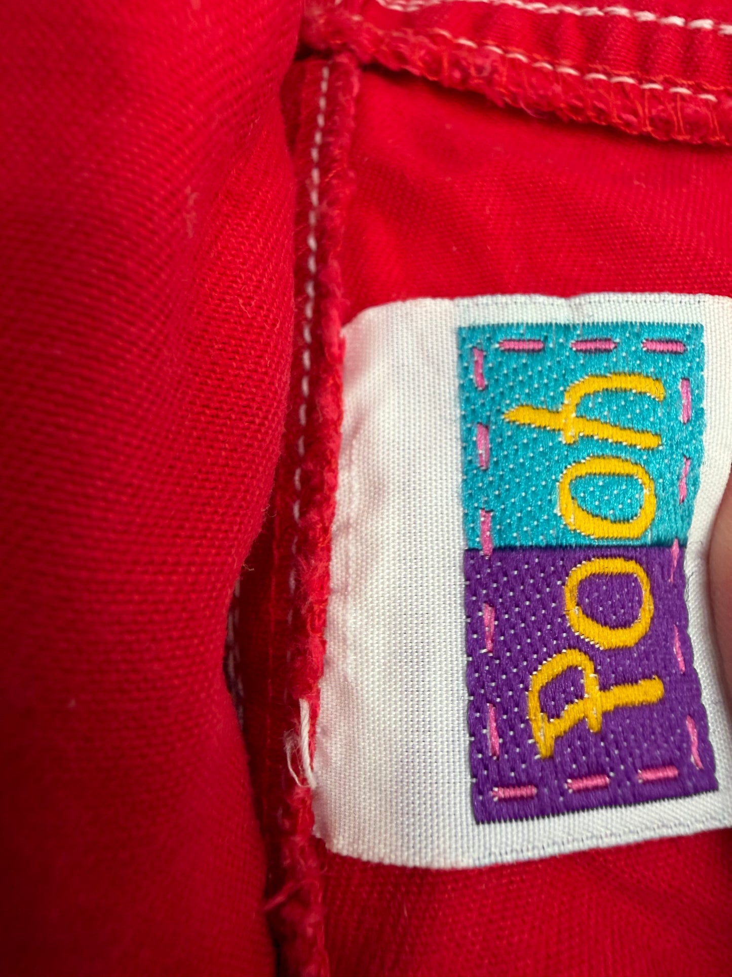 red pooh gardening overalls 4/5