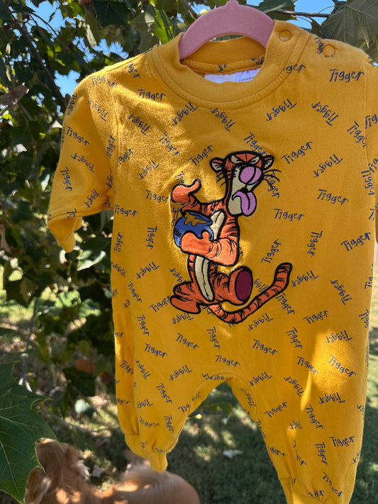 90 tigger romper one piece 6m