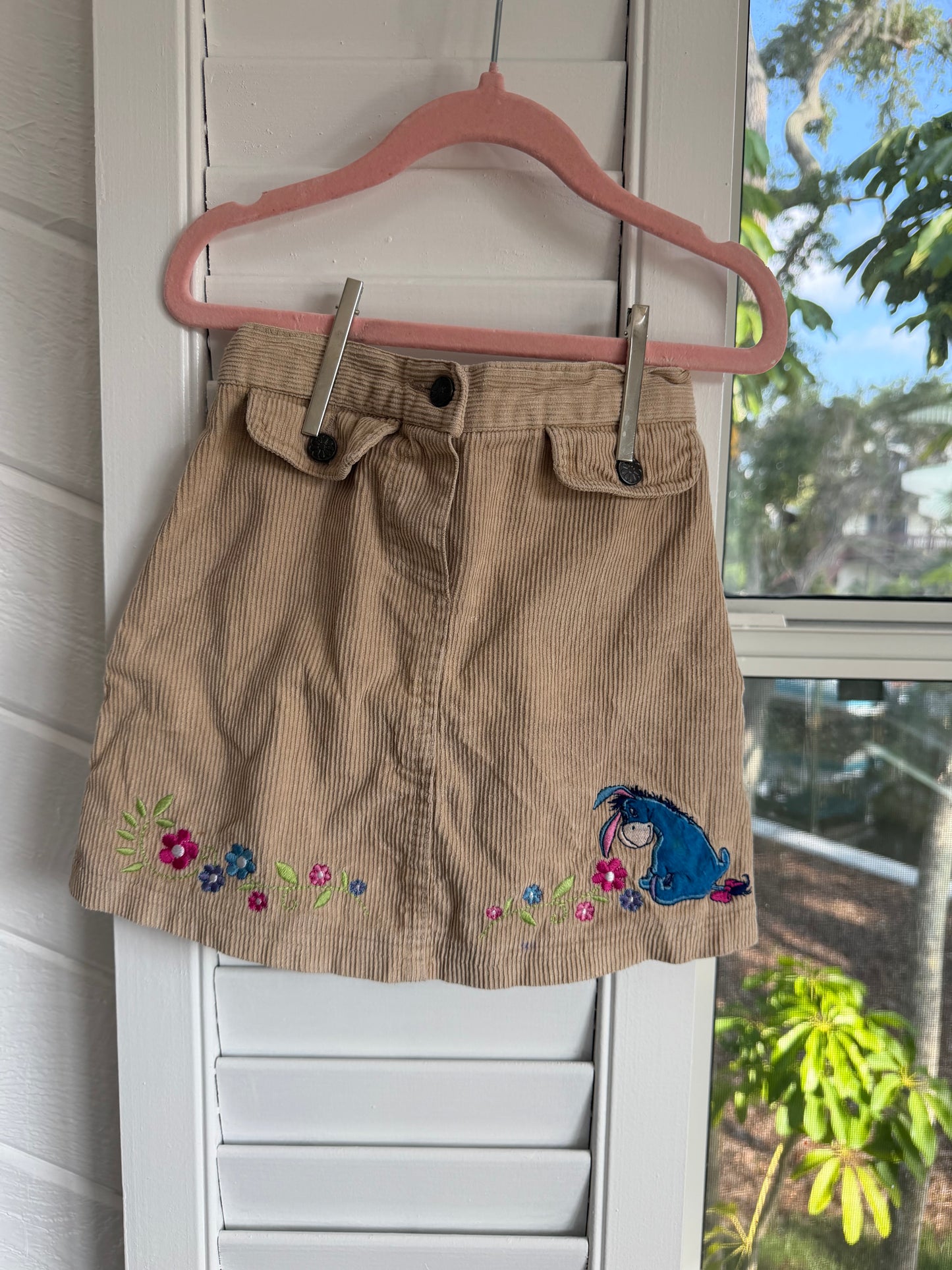 corduroy eeyore skirt 4T