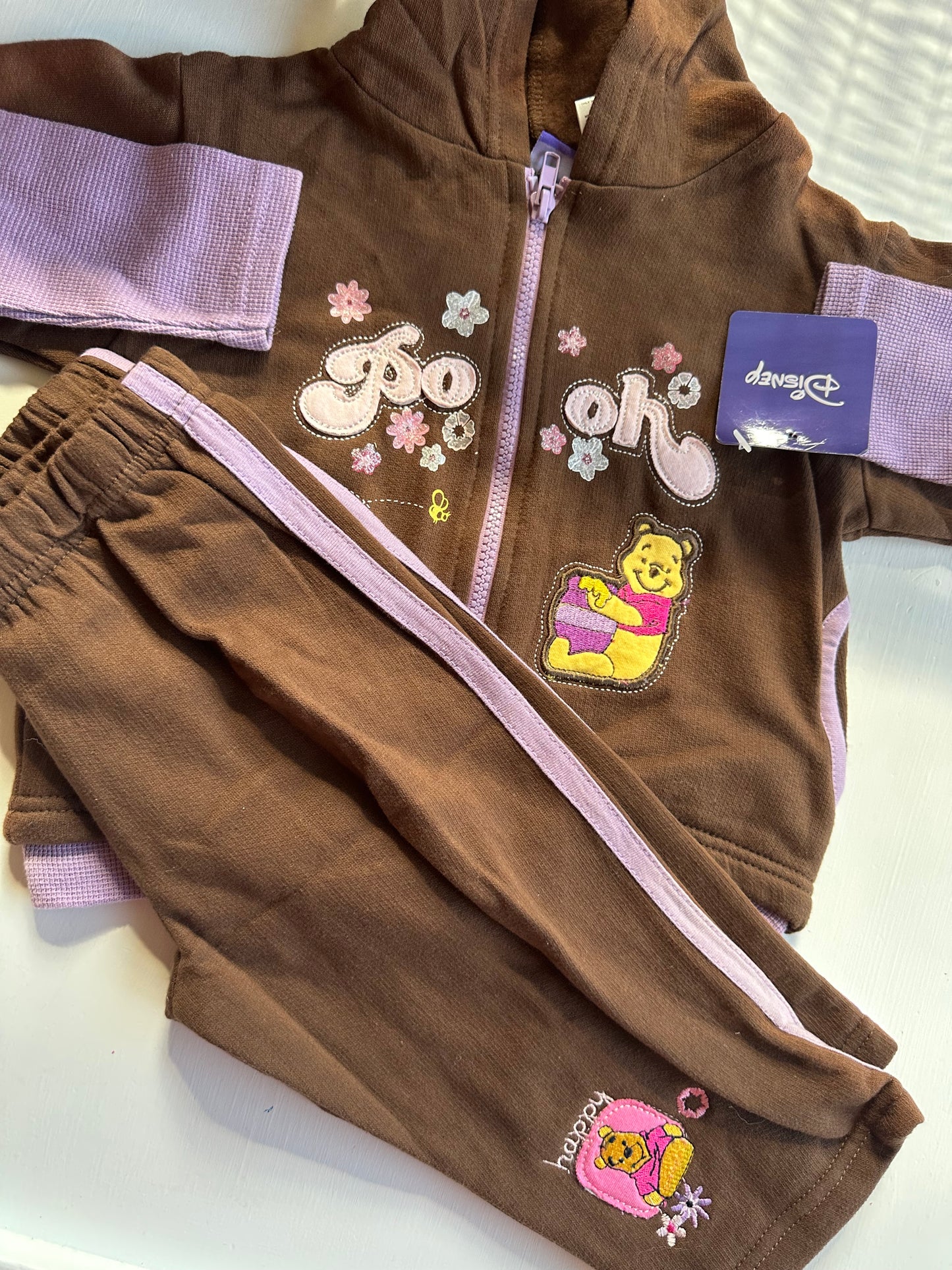 pooh 2 piece tracksuit 2T