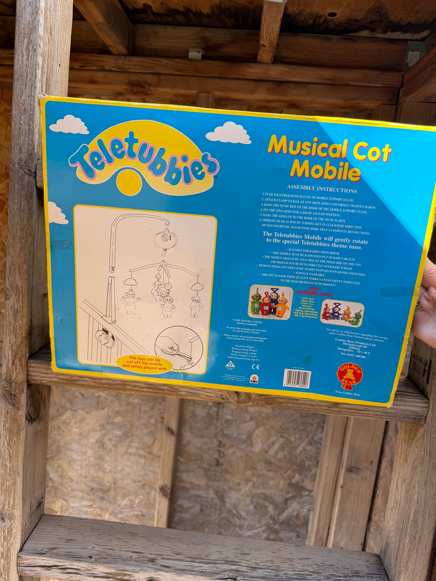 1996 baby musical crib mobile in box