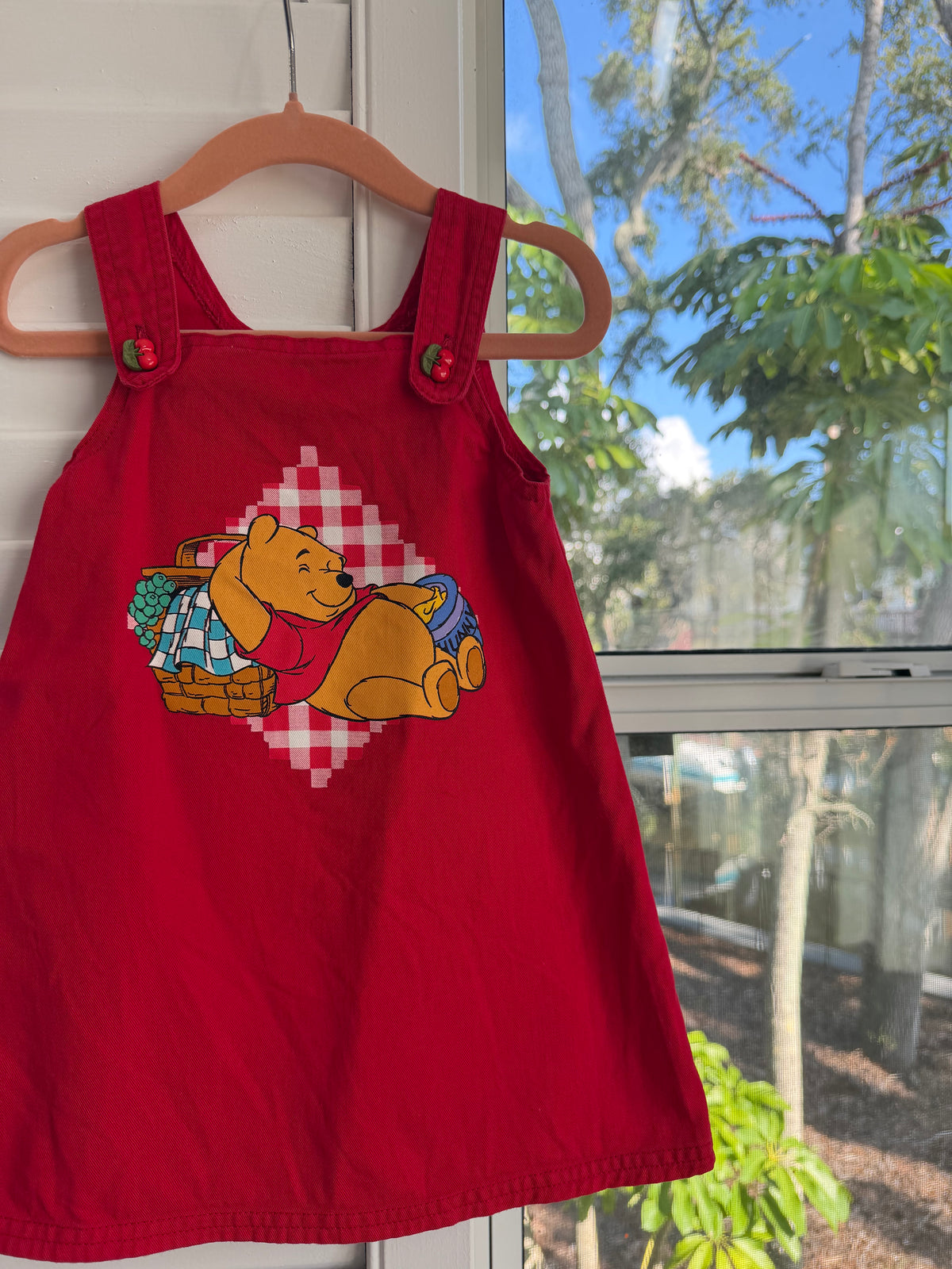winnie the pooh cherry dress 2T