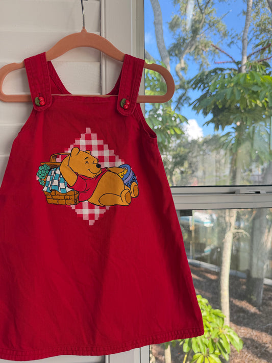 winnie the pooh cherry dress 2T