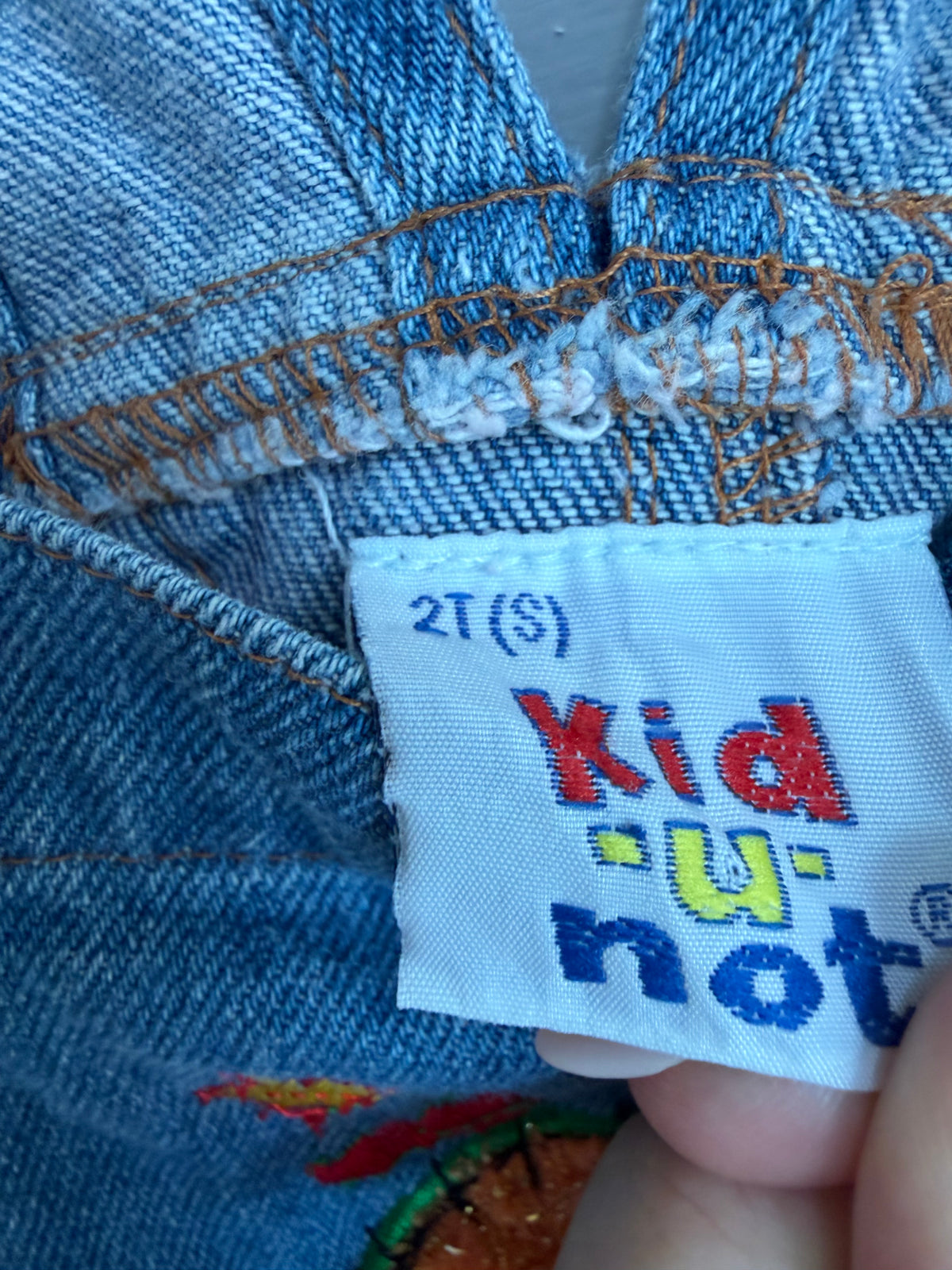 “little punkin” overalls 2T