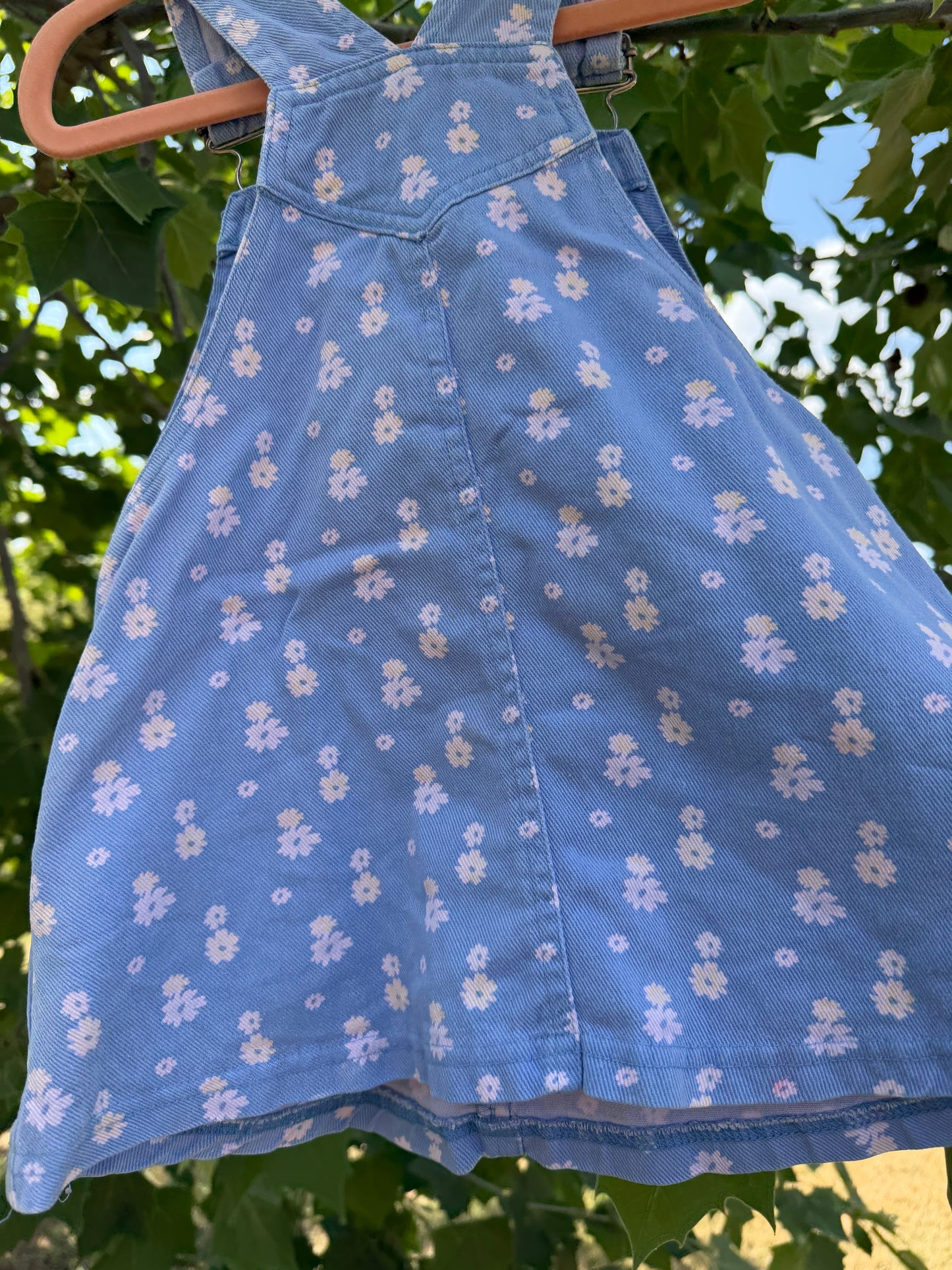floral AOP Pooh dressall 2T