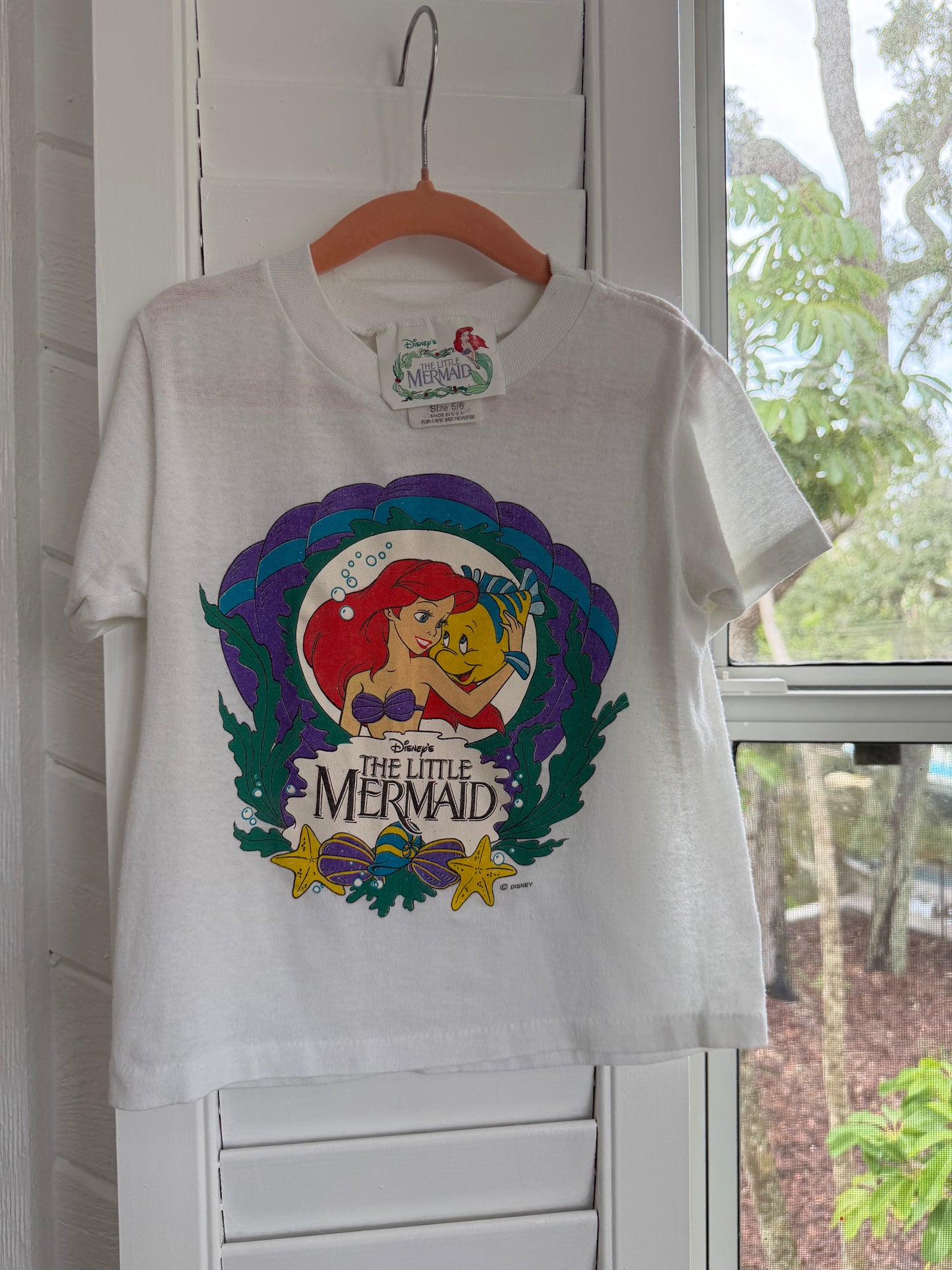 little mermaid tee 4T