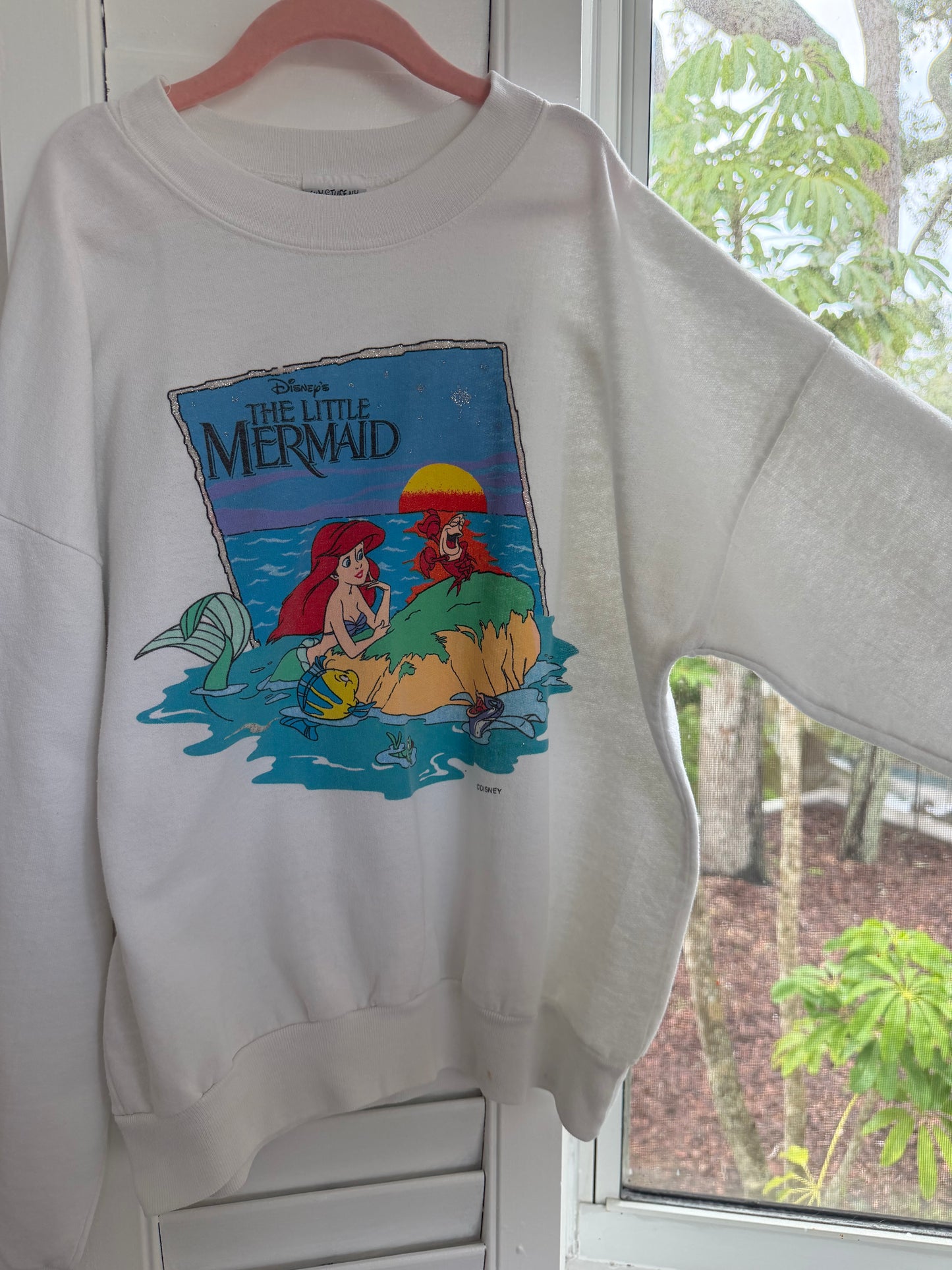 little mermaid sweatshirt youth L
