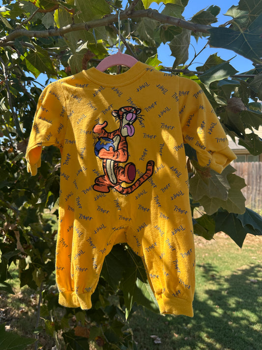 90 tigger romper one piece 6m