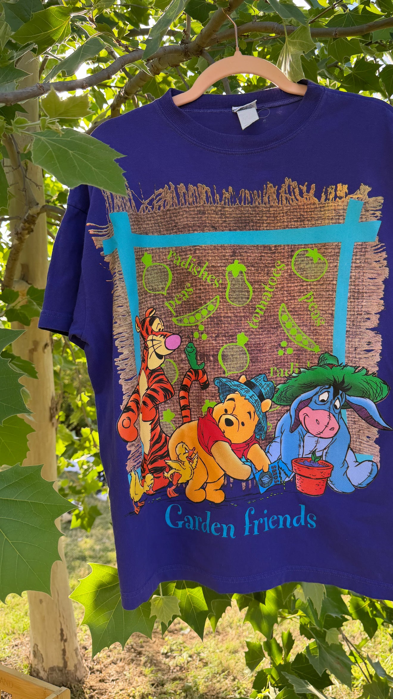 pooh “garden friends” tee 🪴 adults L