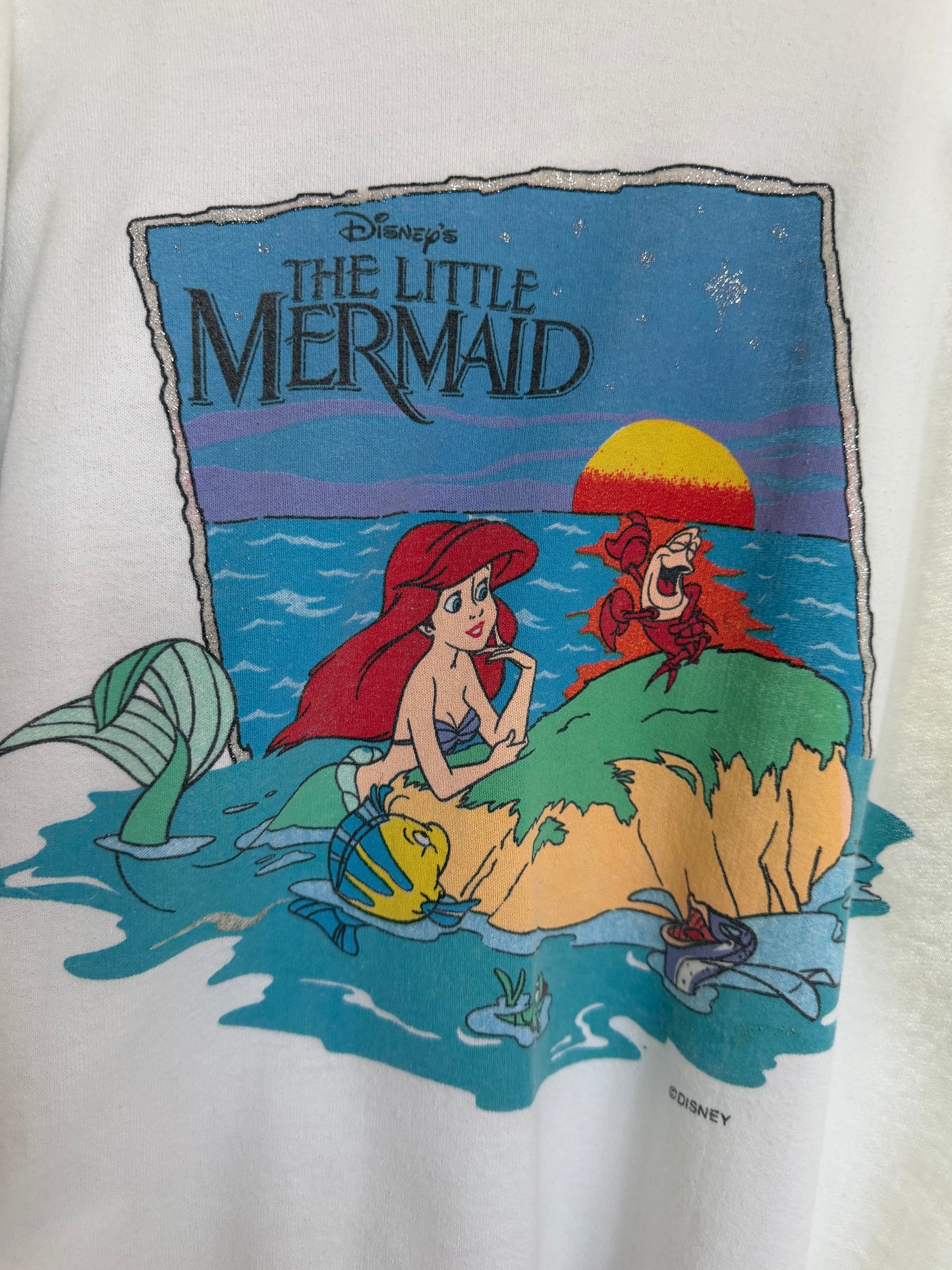 little mermaid sweatshirt youth L