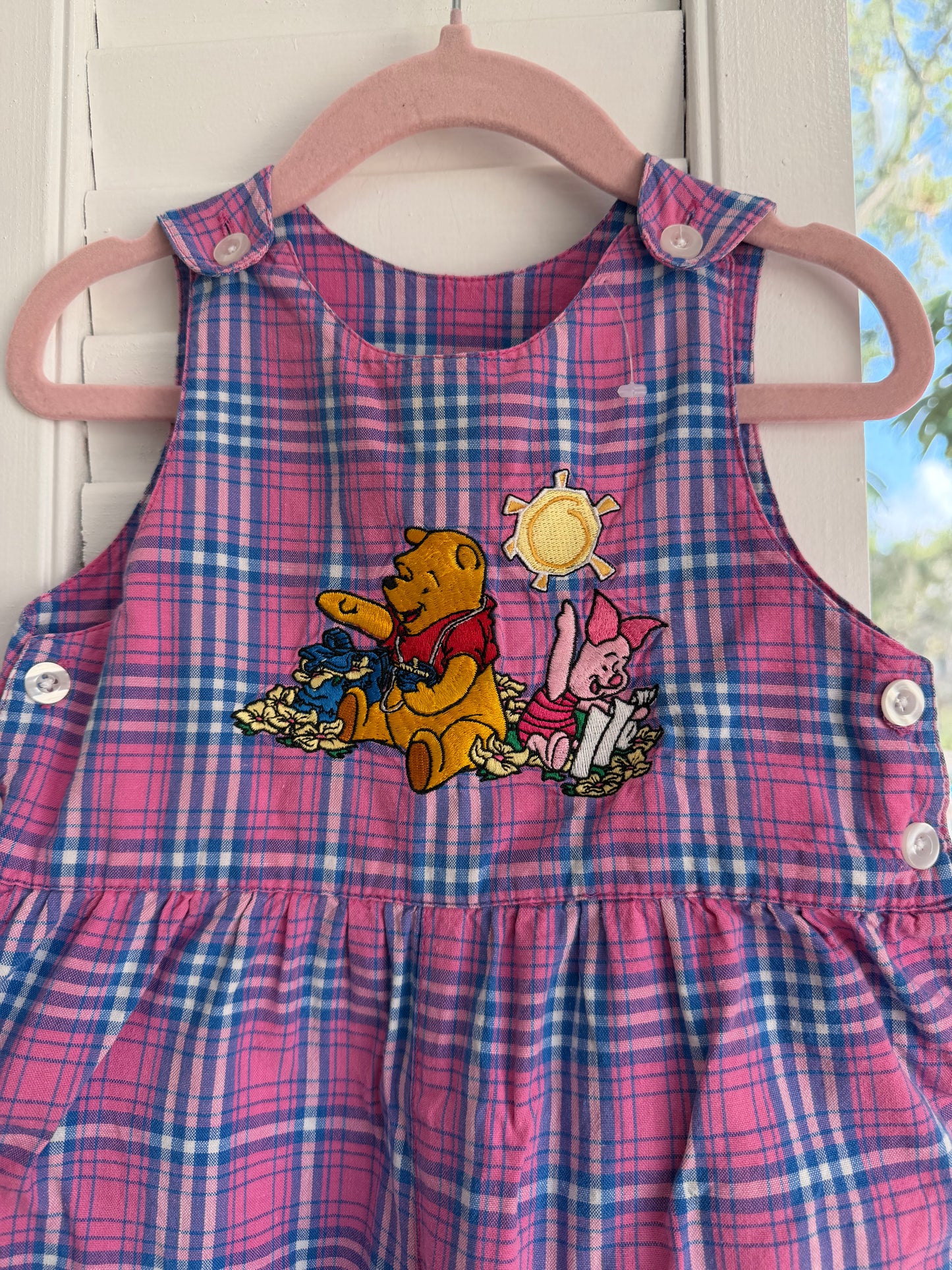 pooh summer overalls NWOT 24m