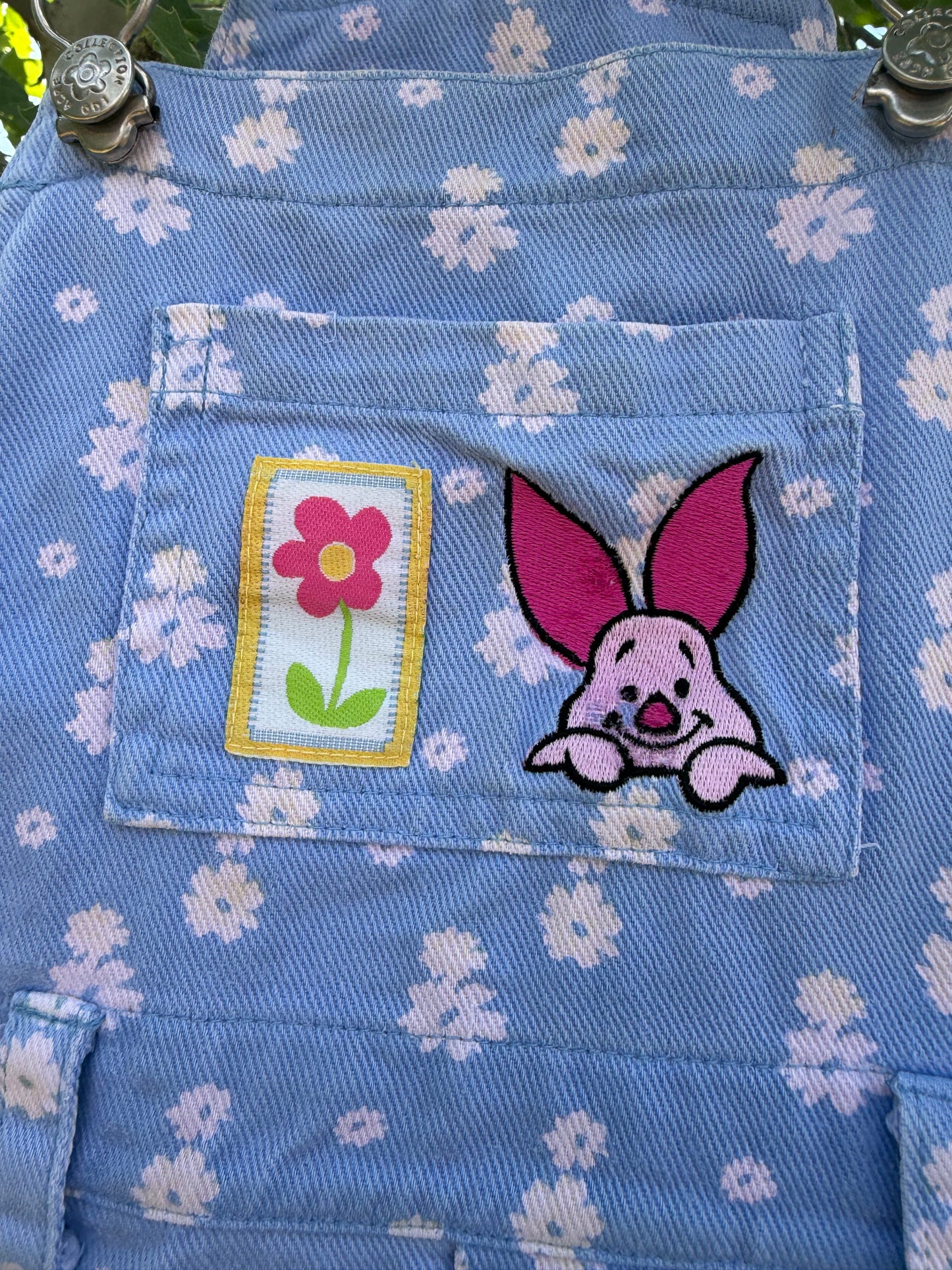 floral AOP Pooh dressall 2T