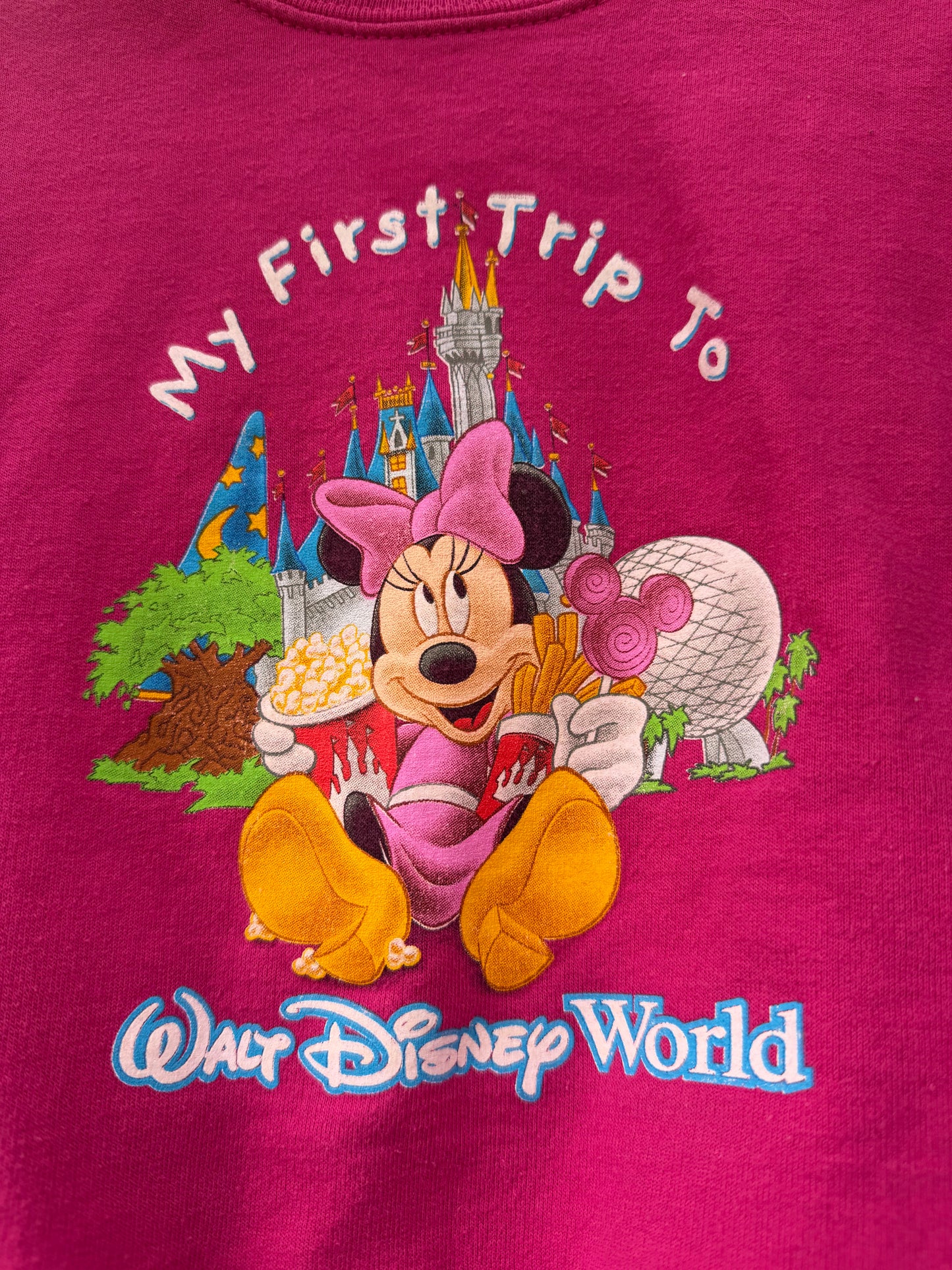minnie “my first trip” sweatshirt 3T