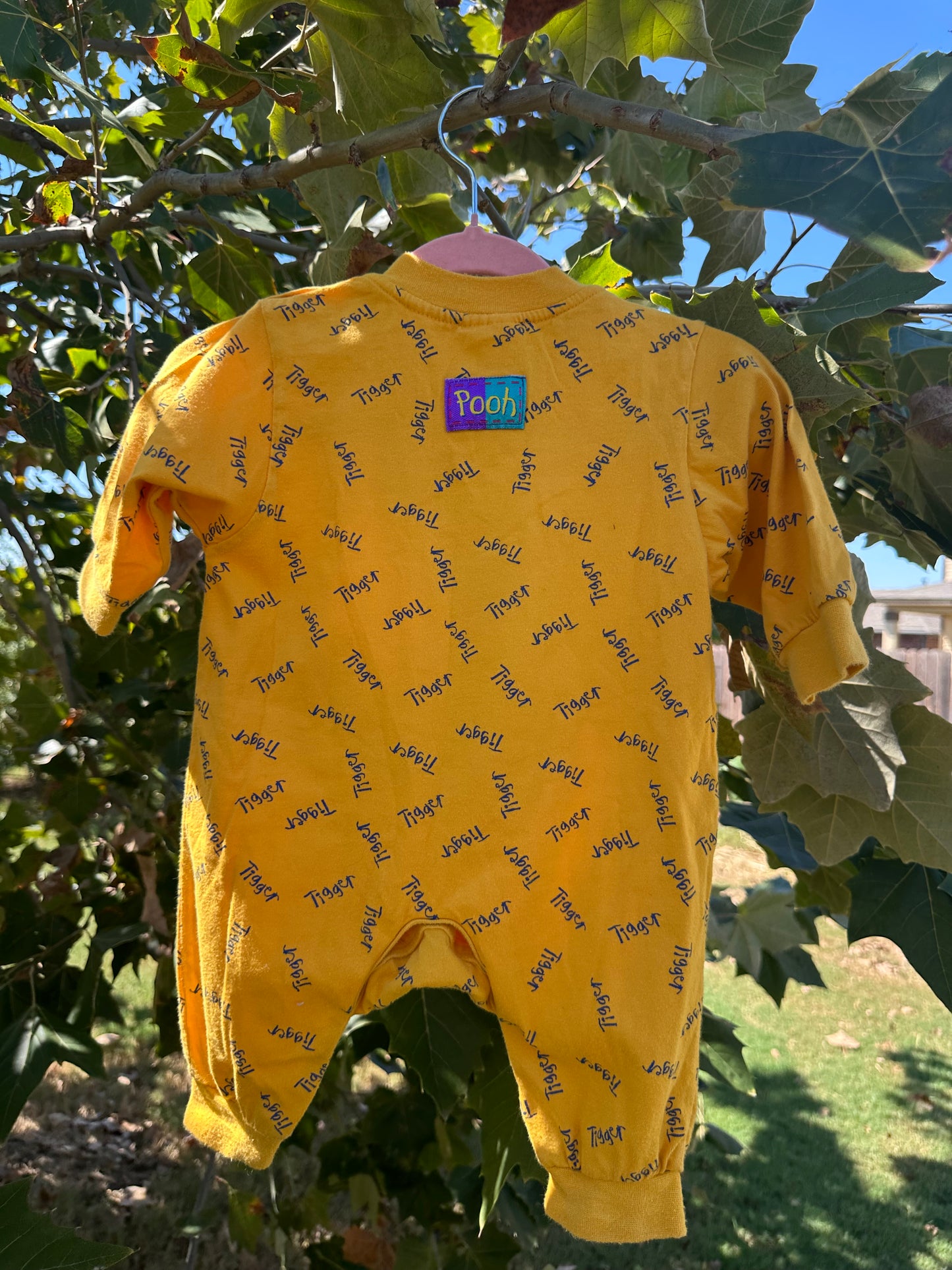 90 tigger romper one piece 6m