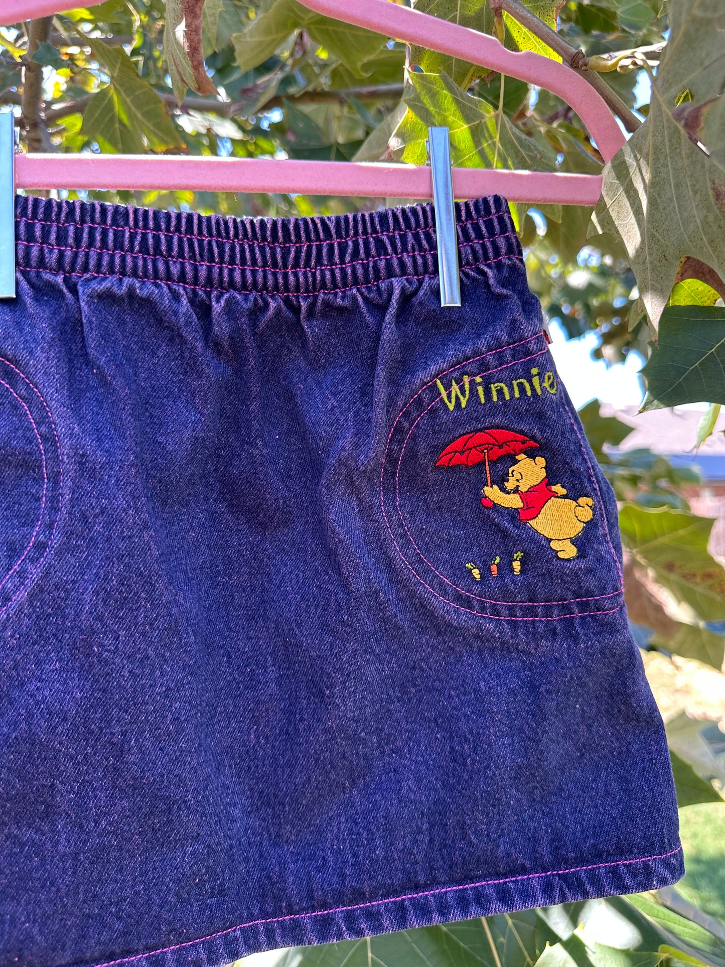 winnie the pooh "rainy day" skirt 4T