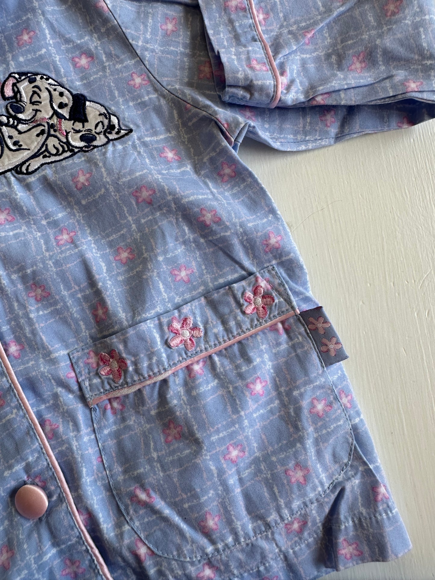 vtg disney store 101 dalmatians pj set 3-4 years (3/4T)