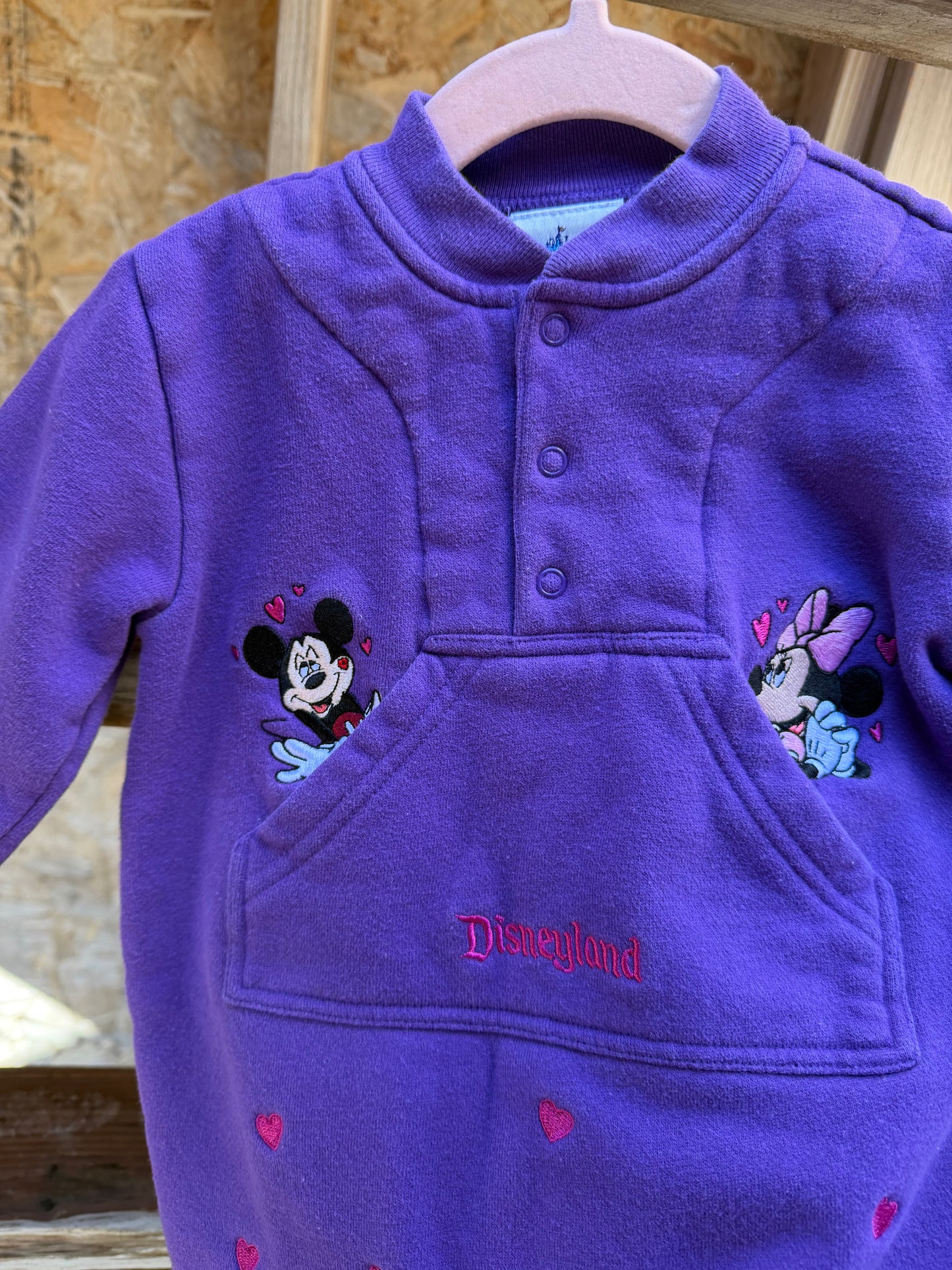 disneyland mickey/minnie romper 12-18m