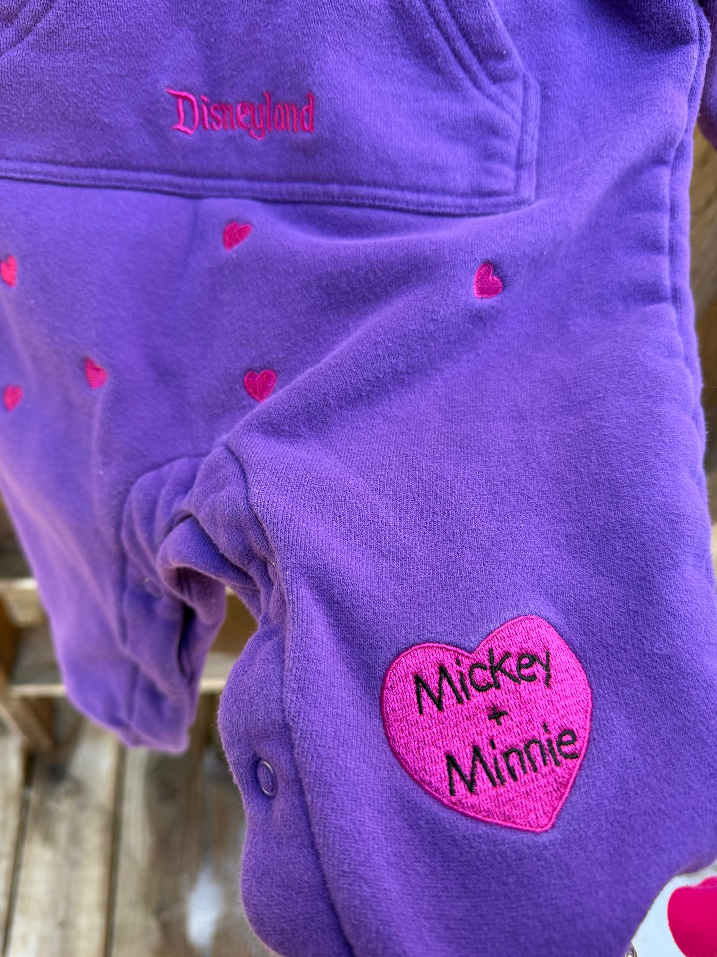 disneyland mickey/minnie romper 12-18m