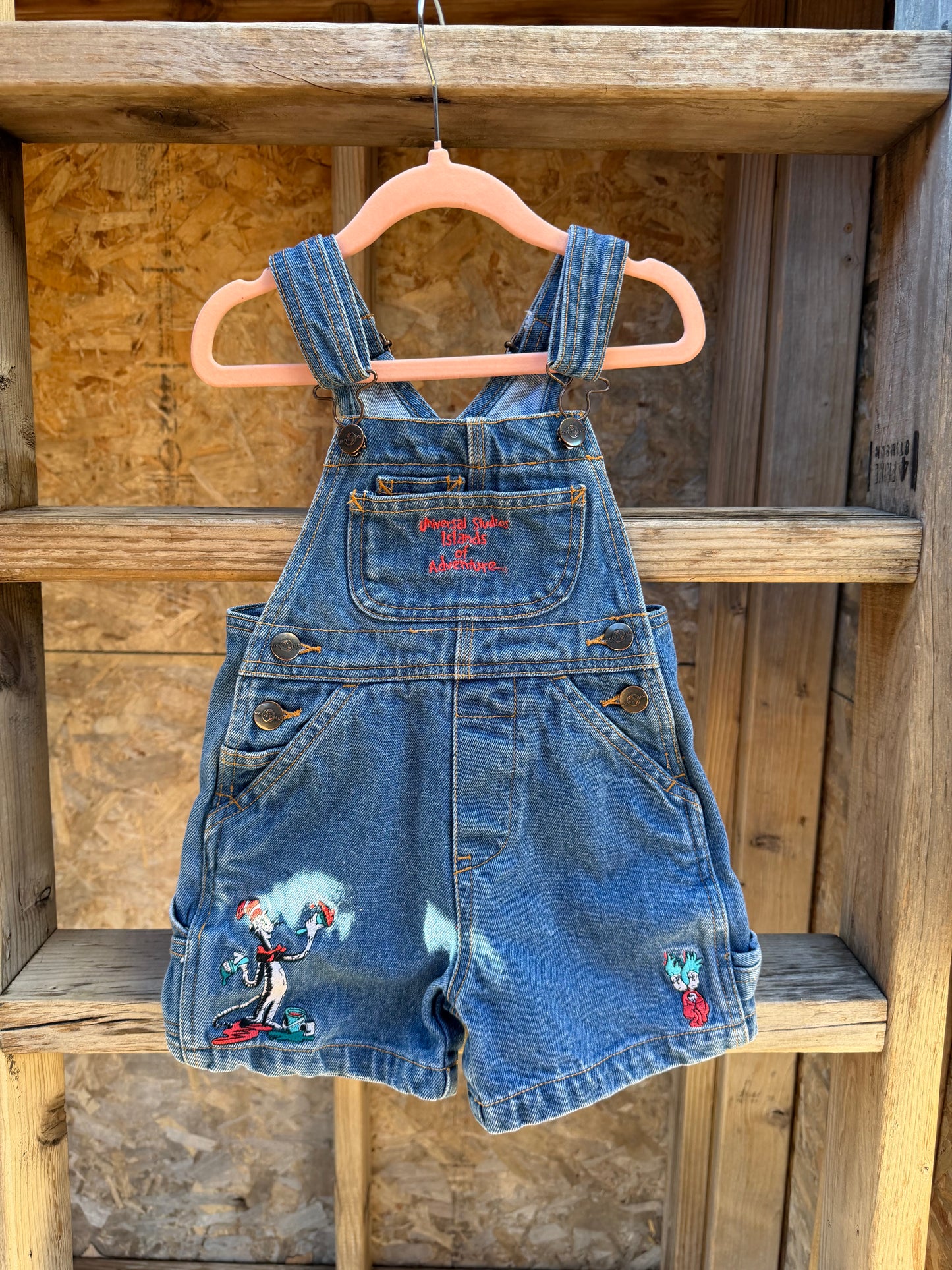 dr seuss shortalls 2T