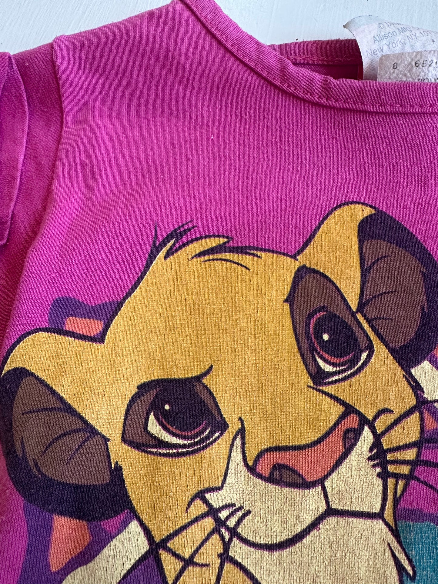 vtg lion king long sleeve t shirt size 4