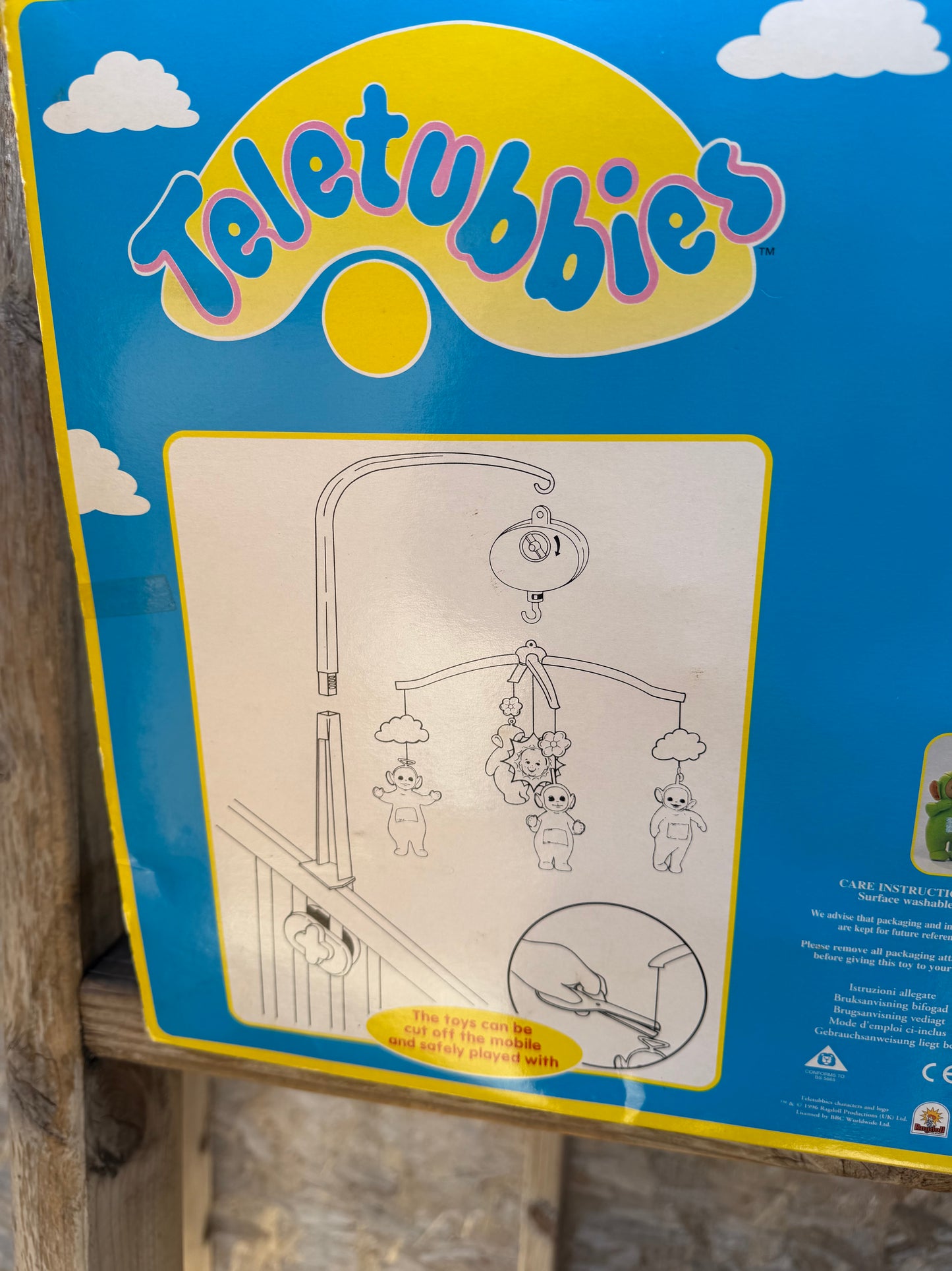 1996 baby musical crib mobile in box