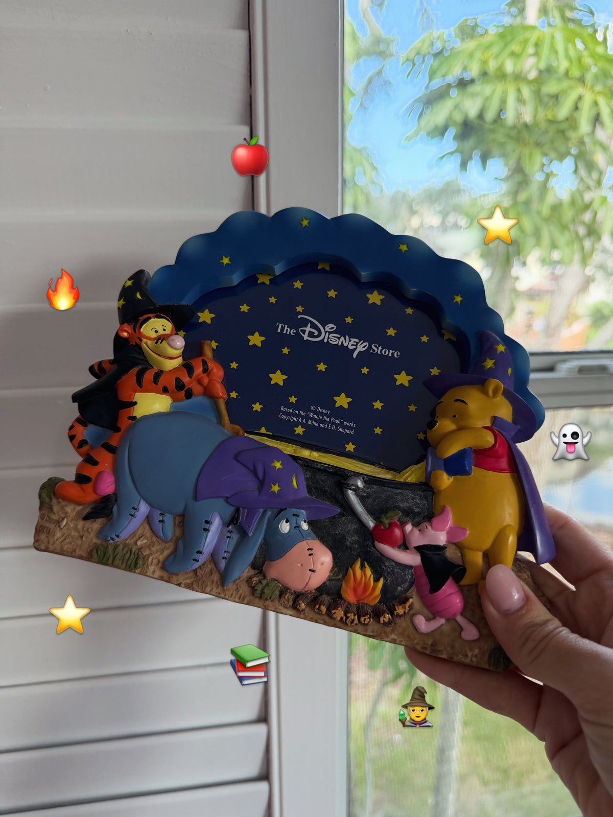 pooh halloween frame (in box)