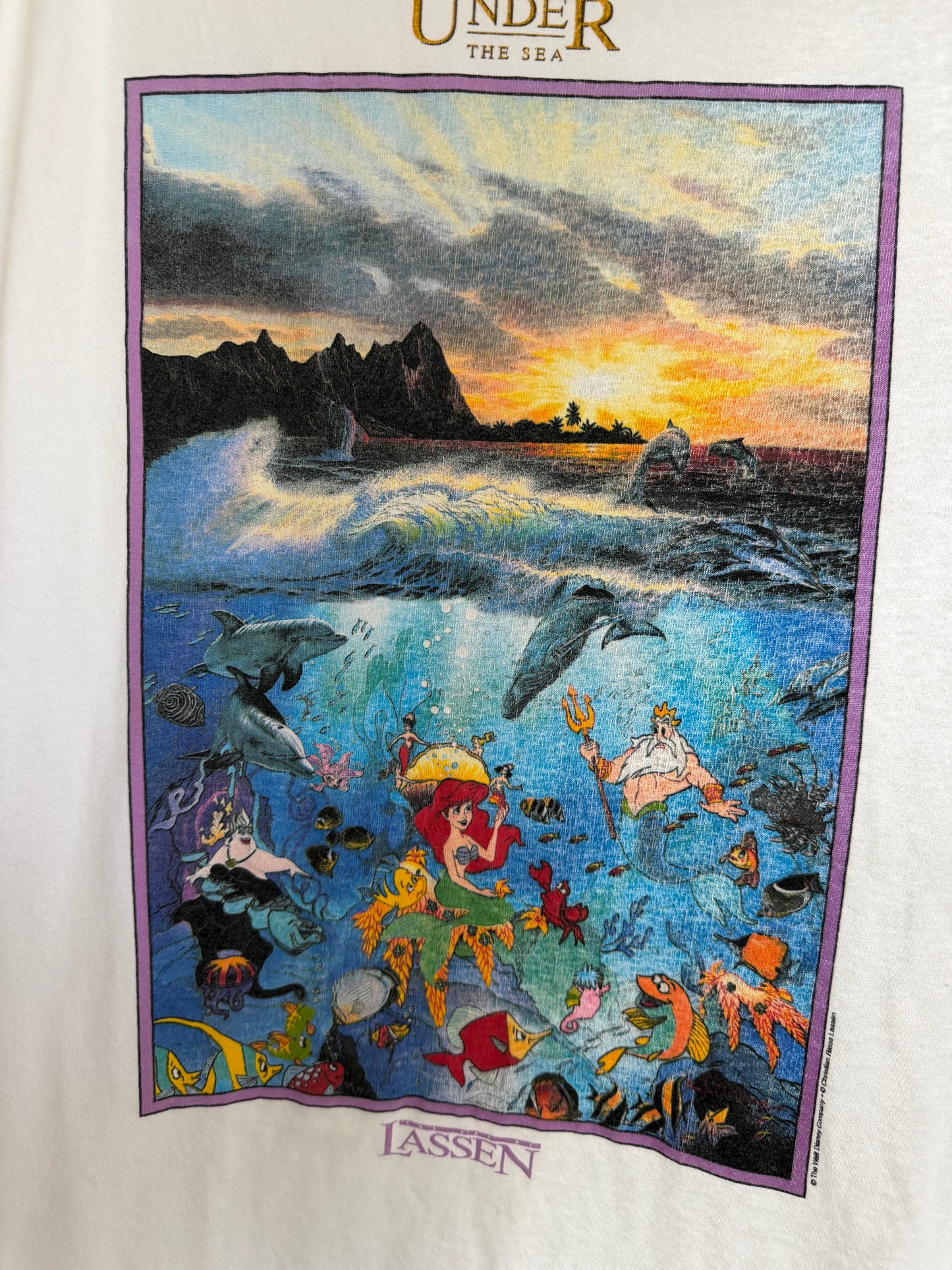 lassen “under the sea” tee adults XL