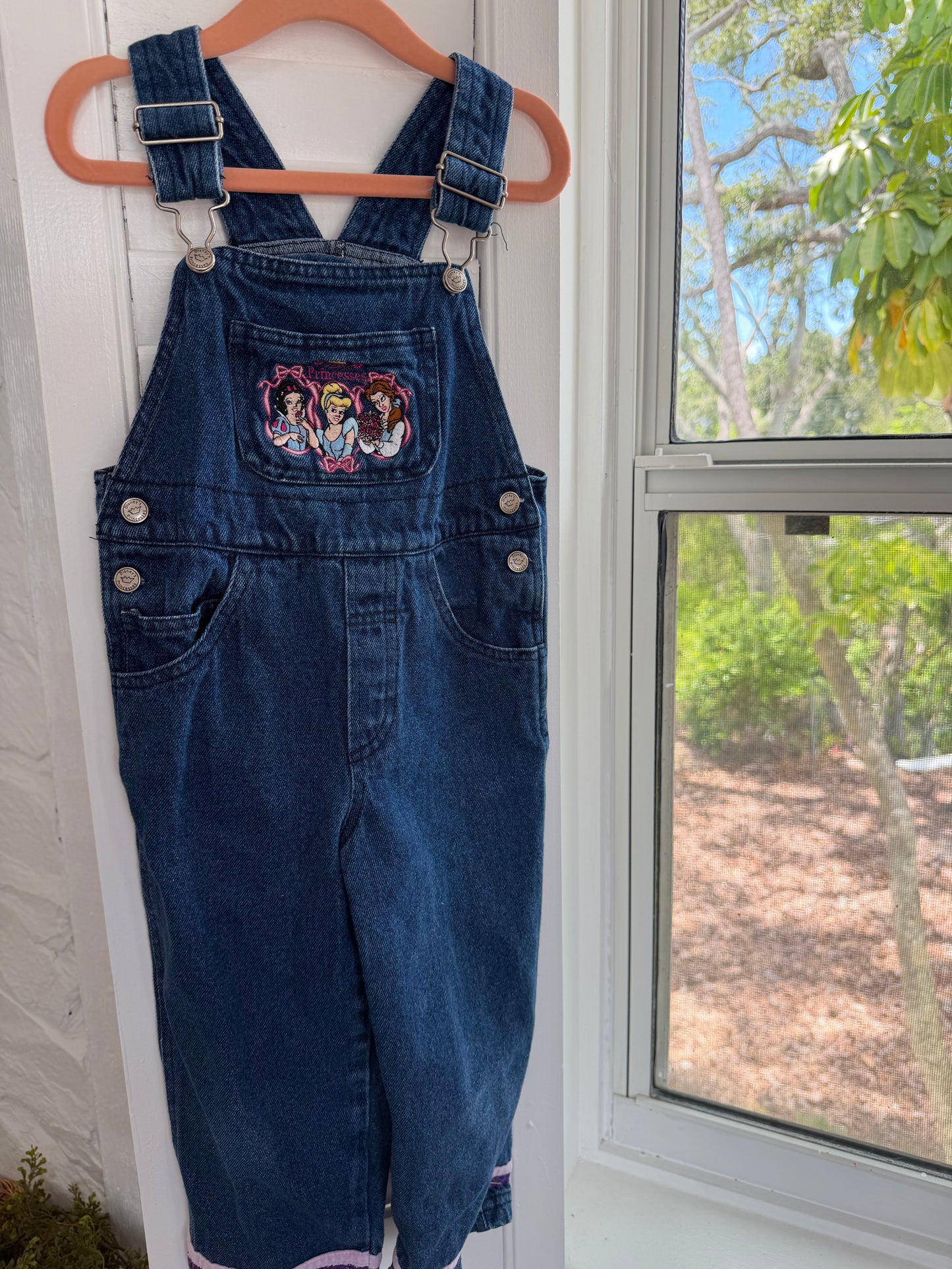 disney princess overalls 3T