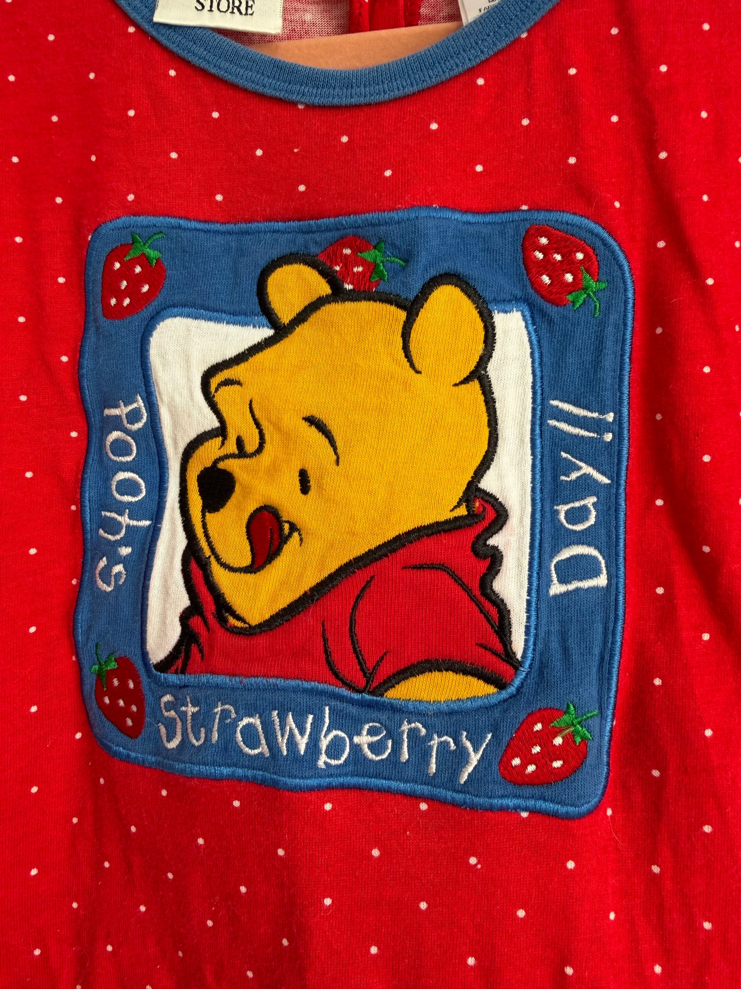 “pooh’s strawberry day” dress 5/6