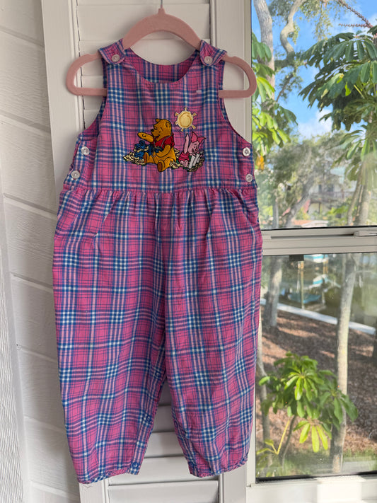pooh summer overalls NWOT 24m