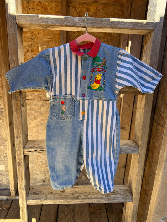 1991 pooh & piglet boiler-suit